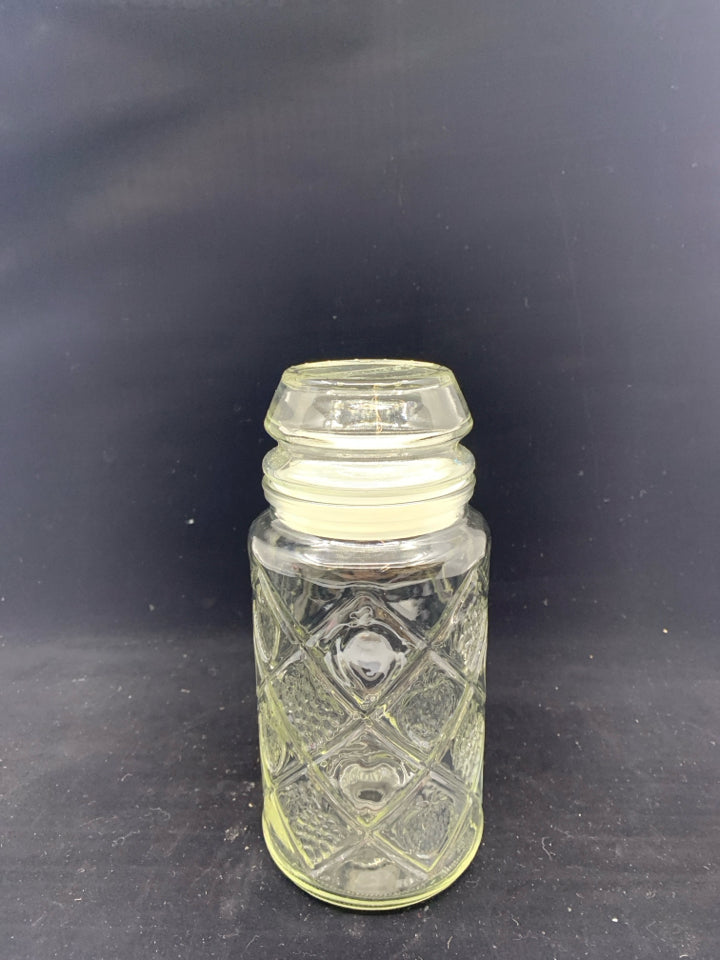 SMUCKERS EMBOSSED FRUIT JAR.