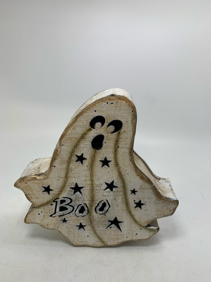 RUSTIC WOOD HOLLOW GHOST.