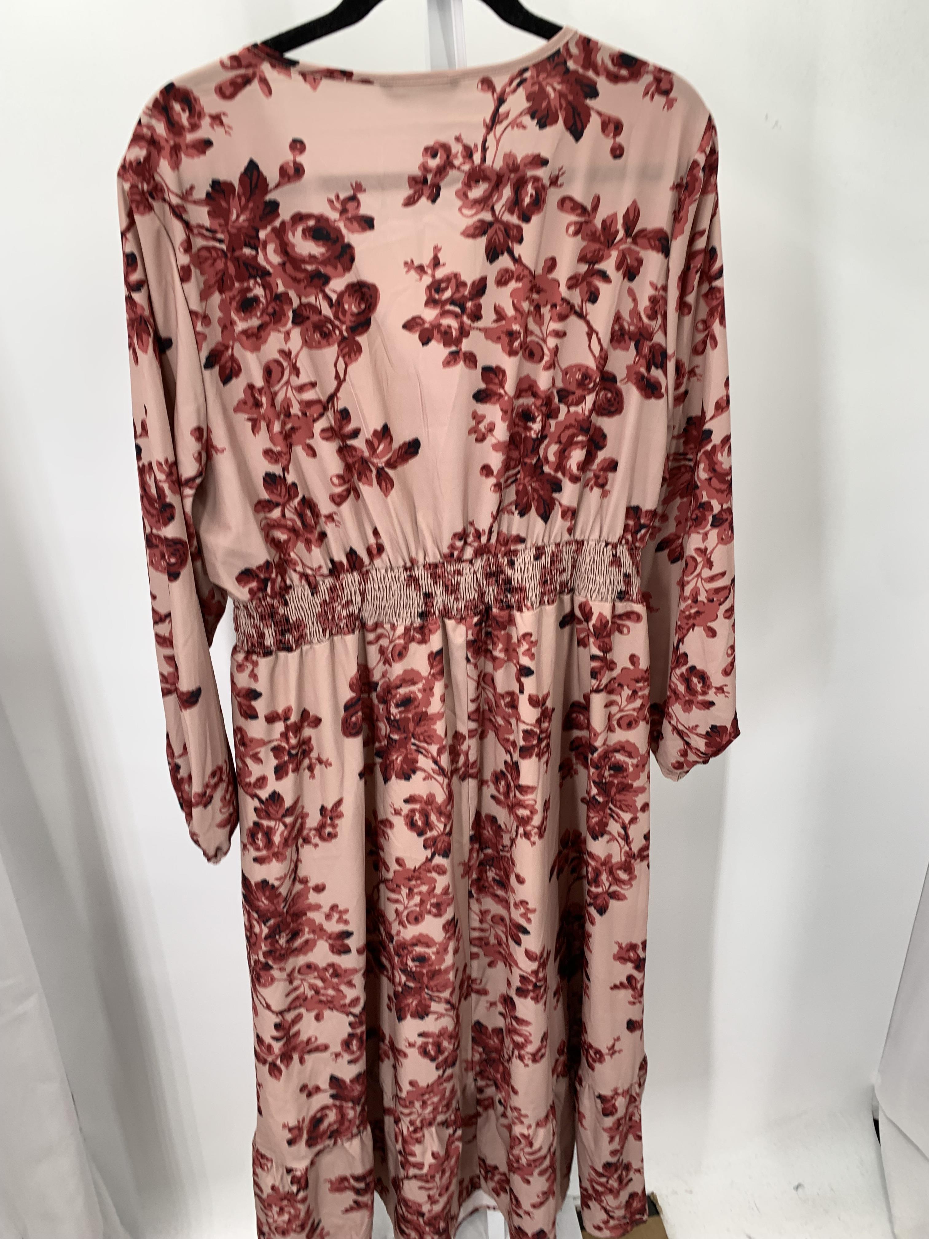 Size 18/20 W Womens Long Sleeve Dress