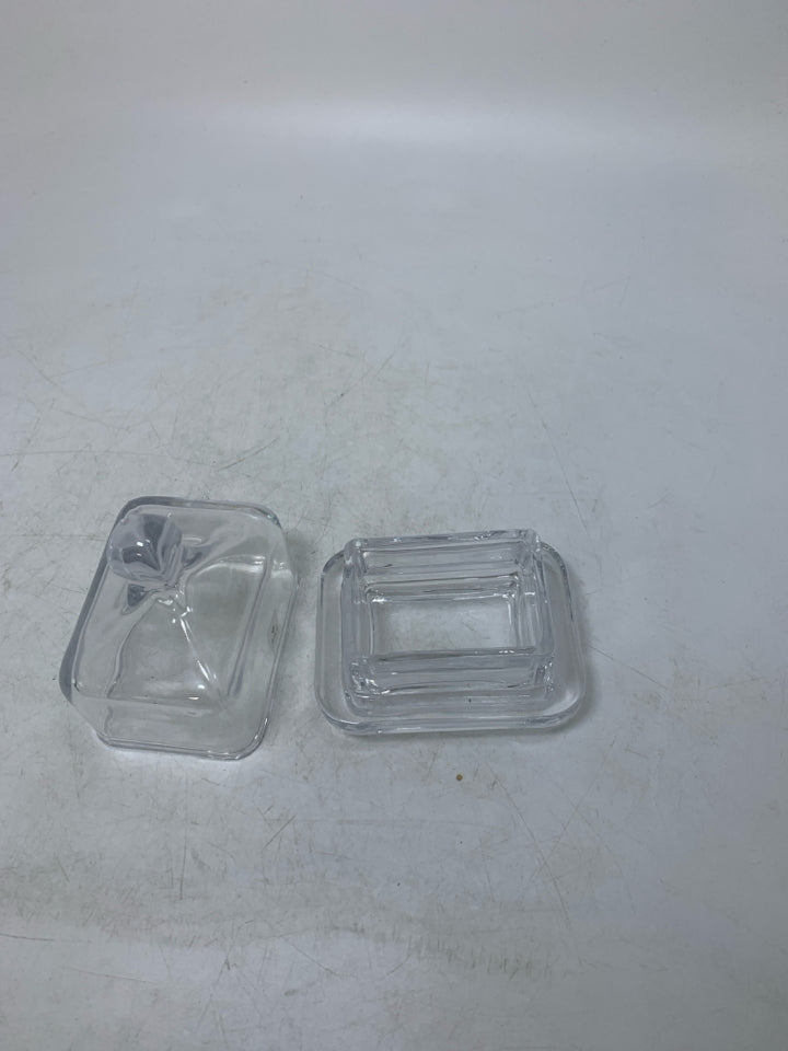 SMALL COVERED BUTTER DISH/ SERVER.