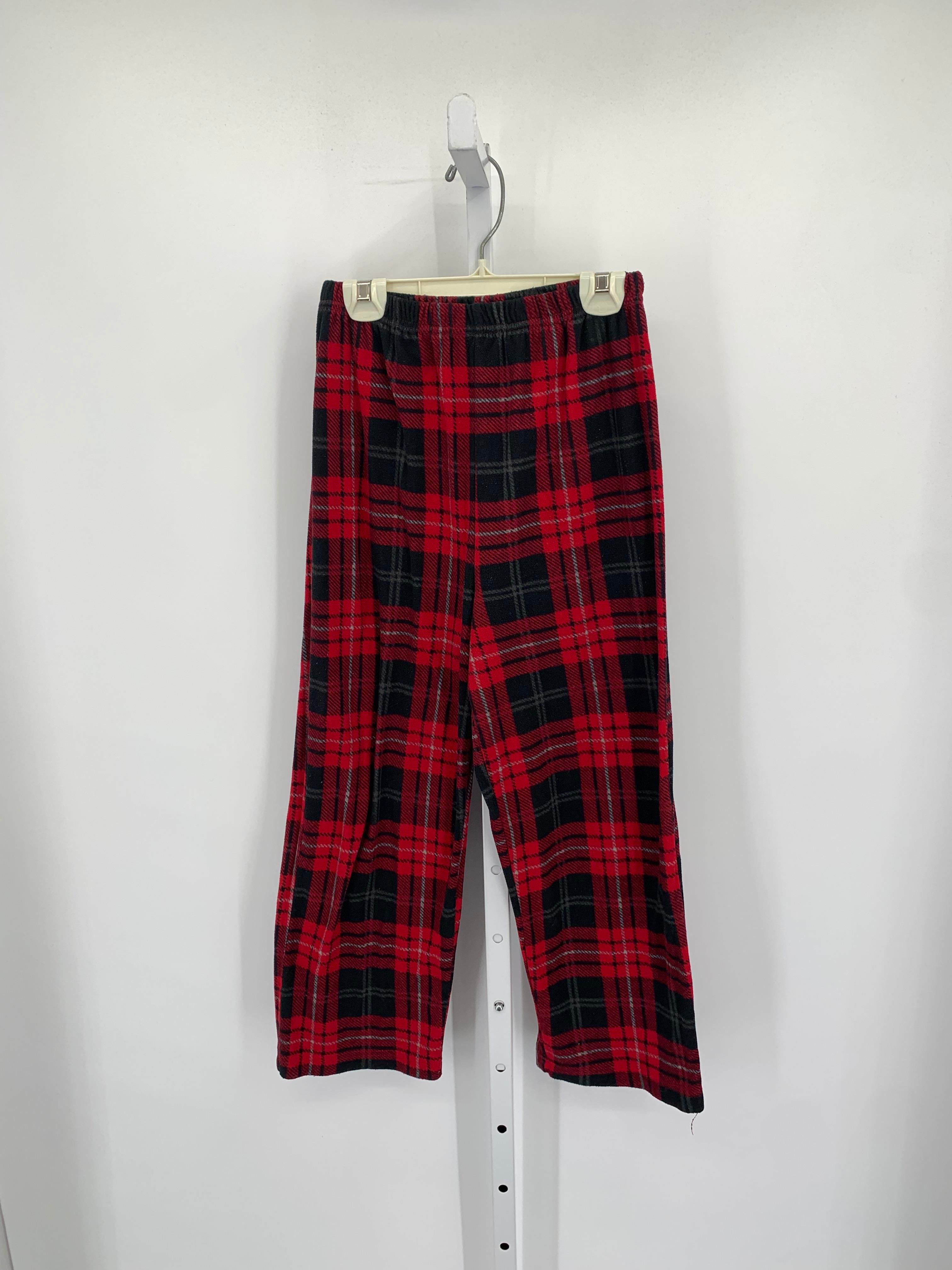 ELASTIC WAIST PLAID.