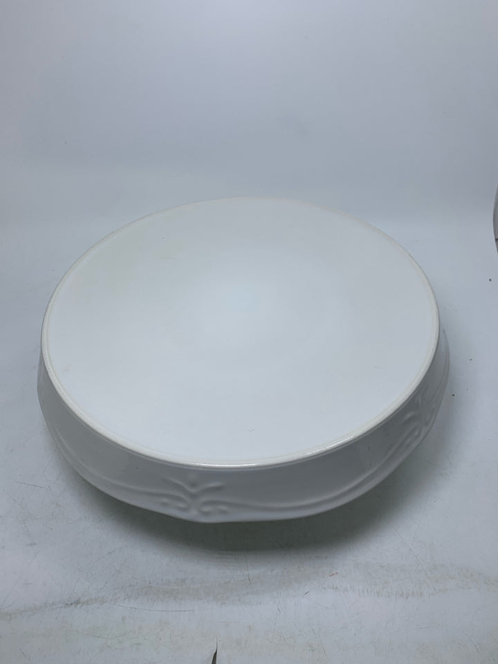HEAVY CERAMIC CAKE STAND.