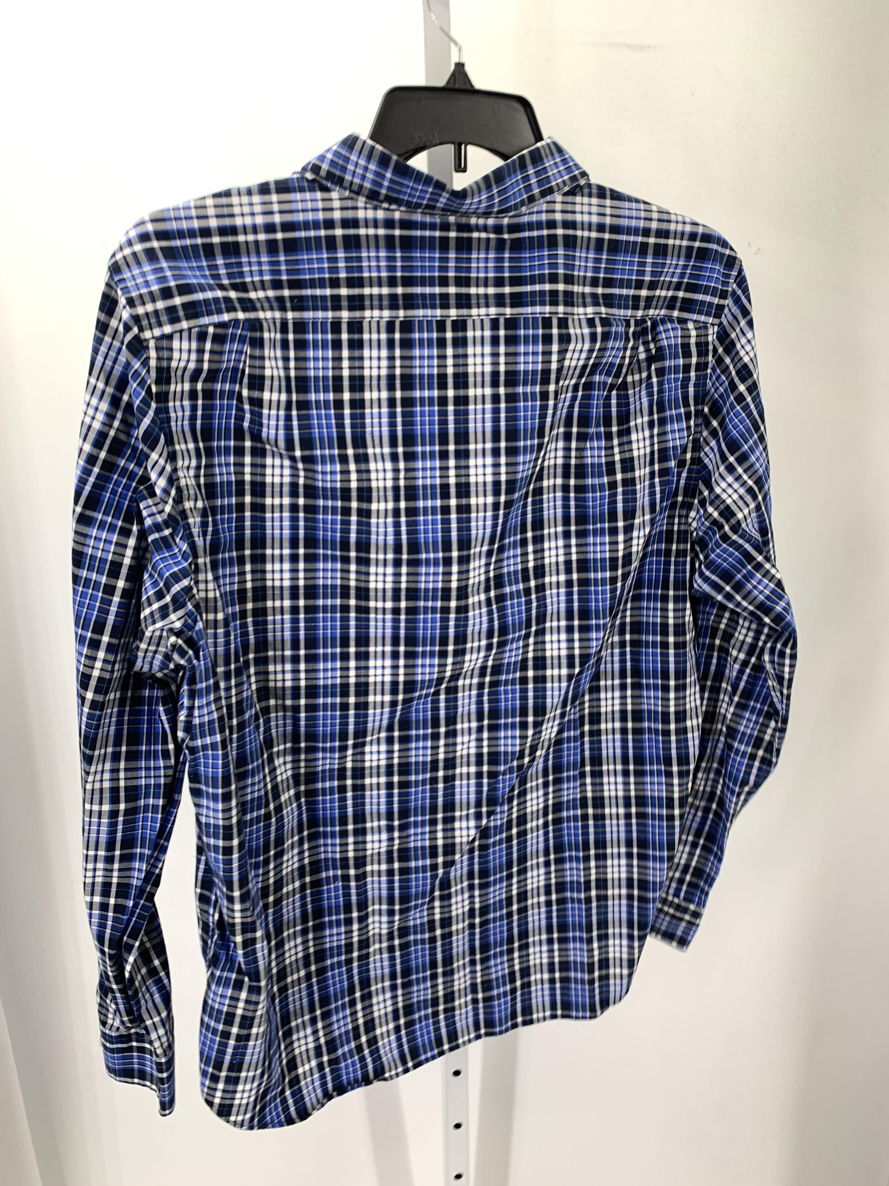 PLAID BTN DOWN