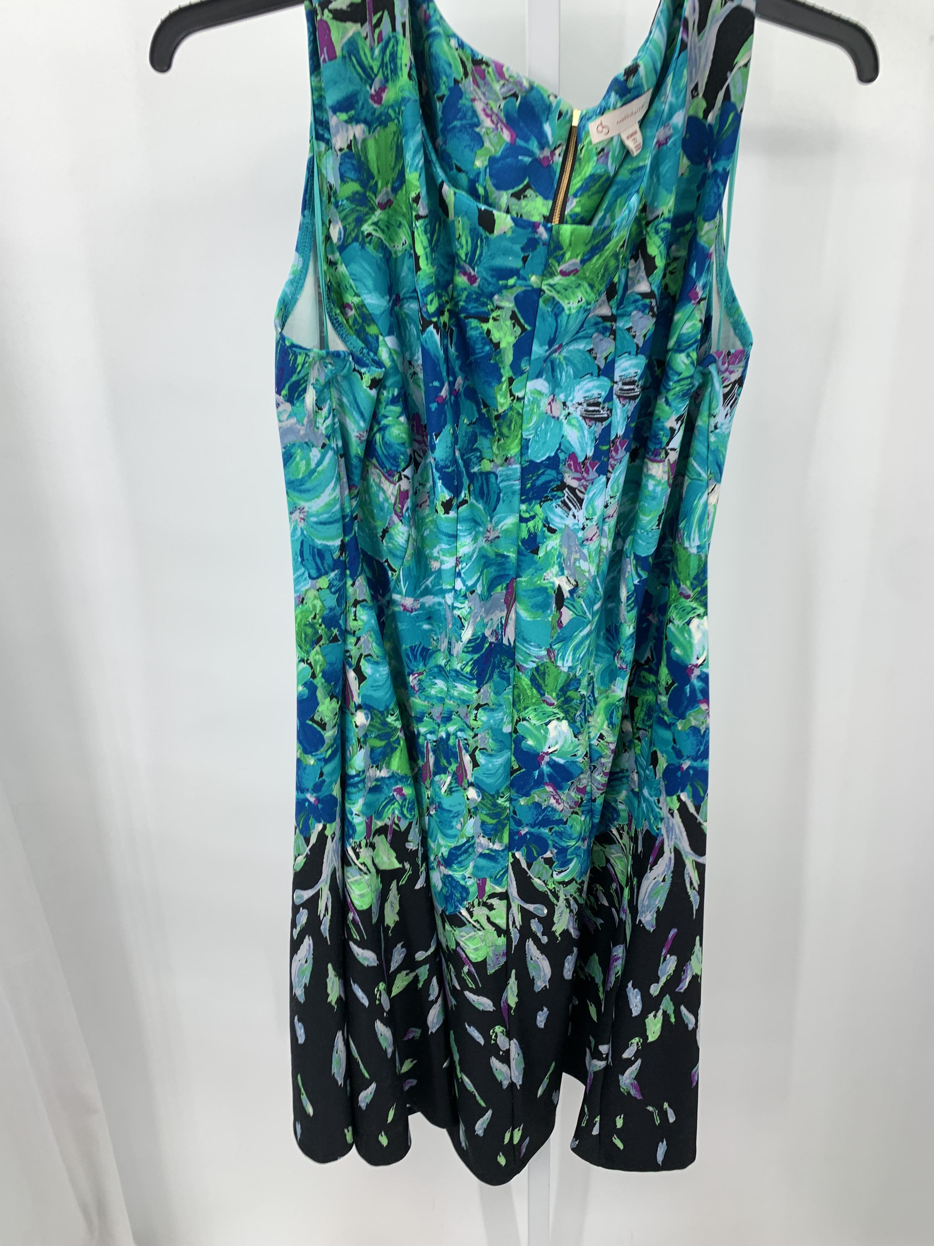 db Size 22W Womens Sleeveless Dress