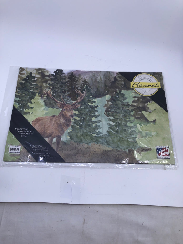 NIP PAPER DEER PLACEMATS.