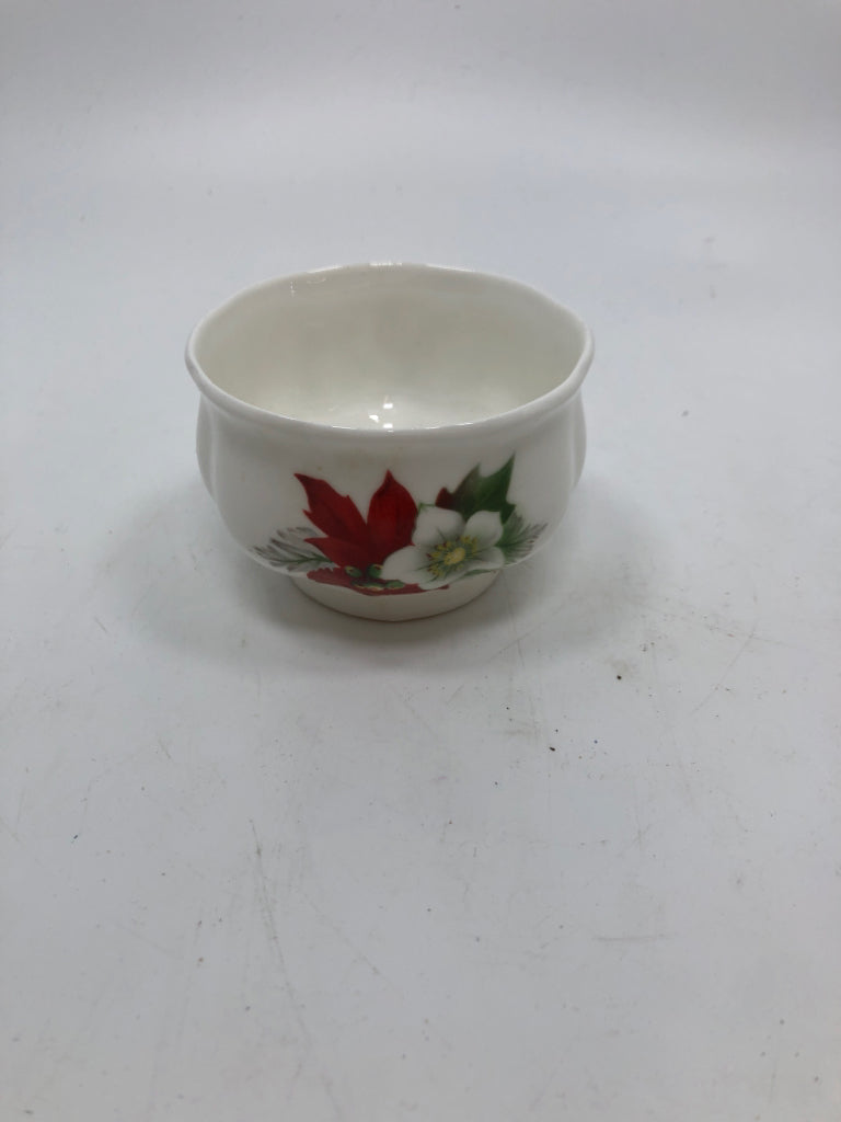 POINSETTIA MINI CREAM/SUGAR.