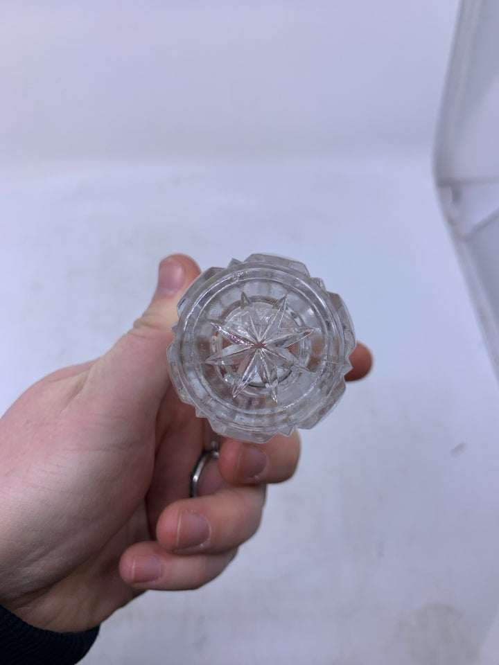 CUT CRYSTAL TOOTH PICK HOLDER ANNAHUTTE.