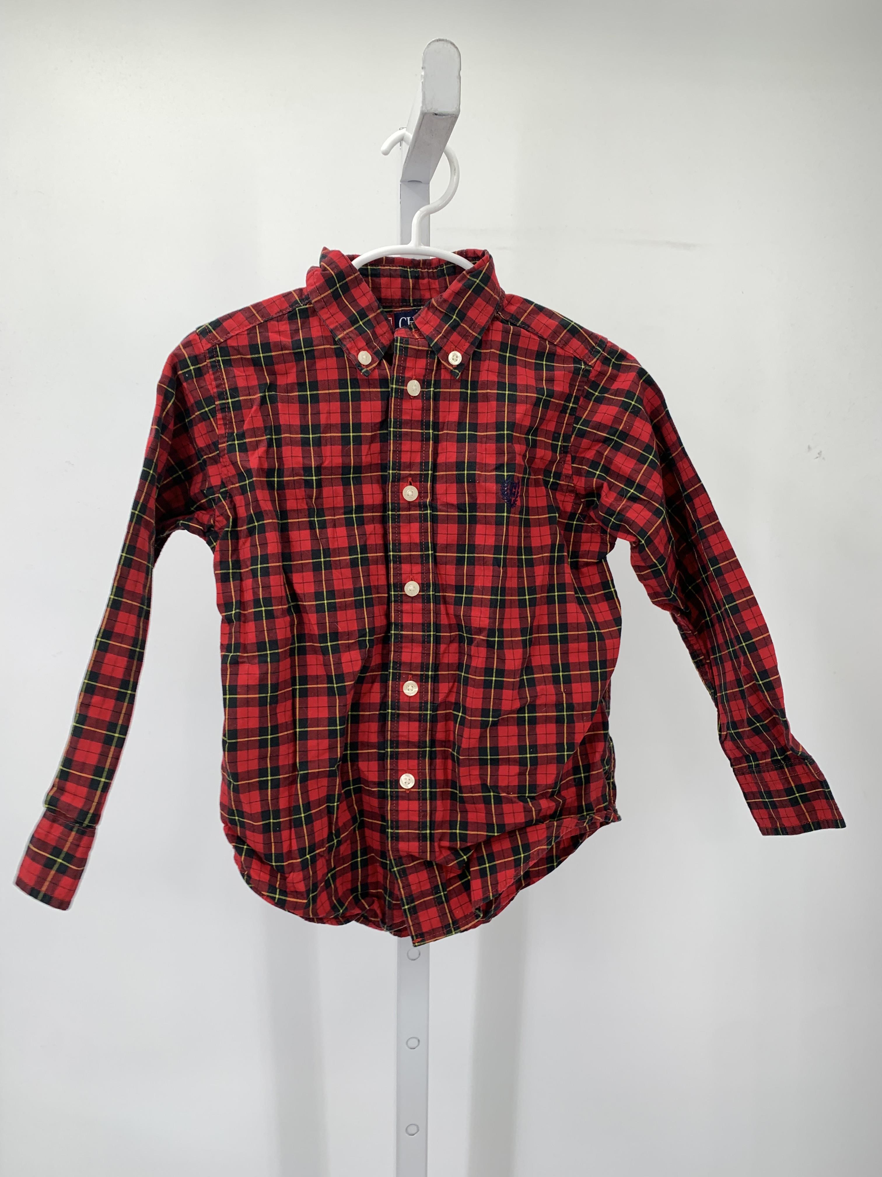 PLAID BTN DOWN