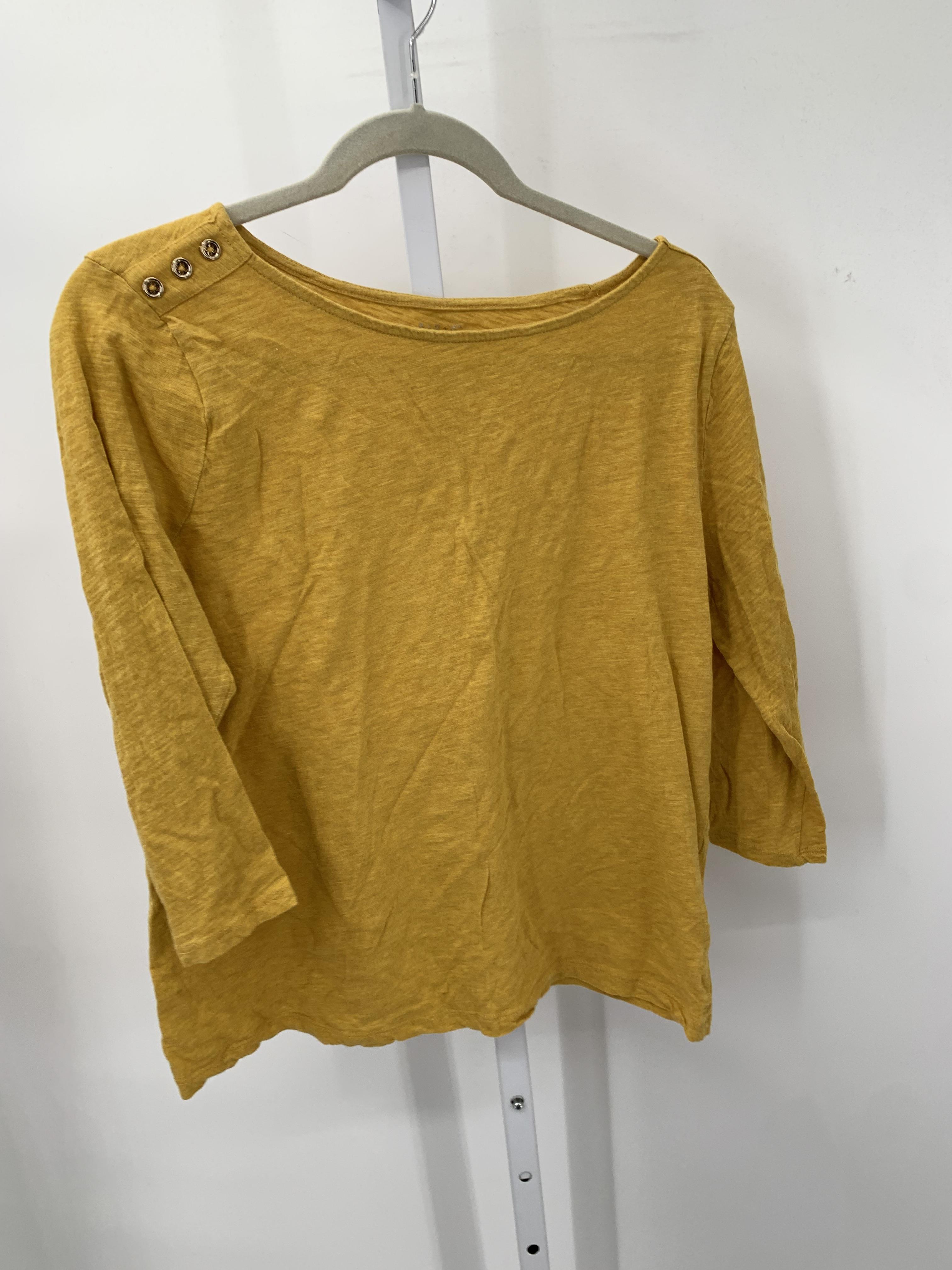 A New Day Size Large Misses 3/4 Sleeve Shirt