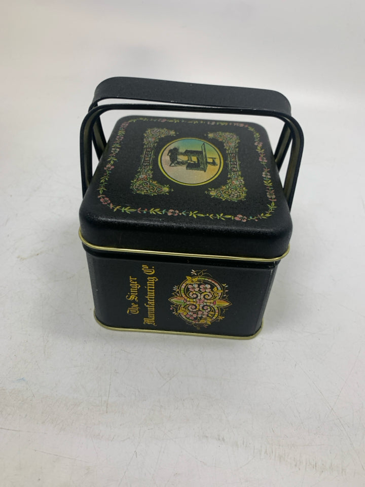 RAINBOW SINGER METAL BOX W/ HANDLES.