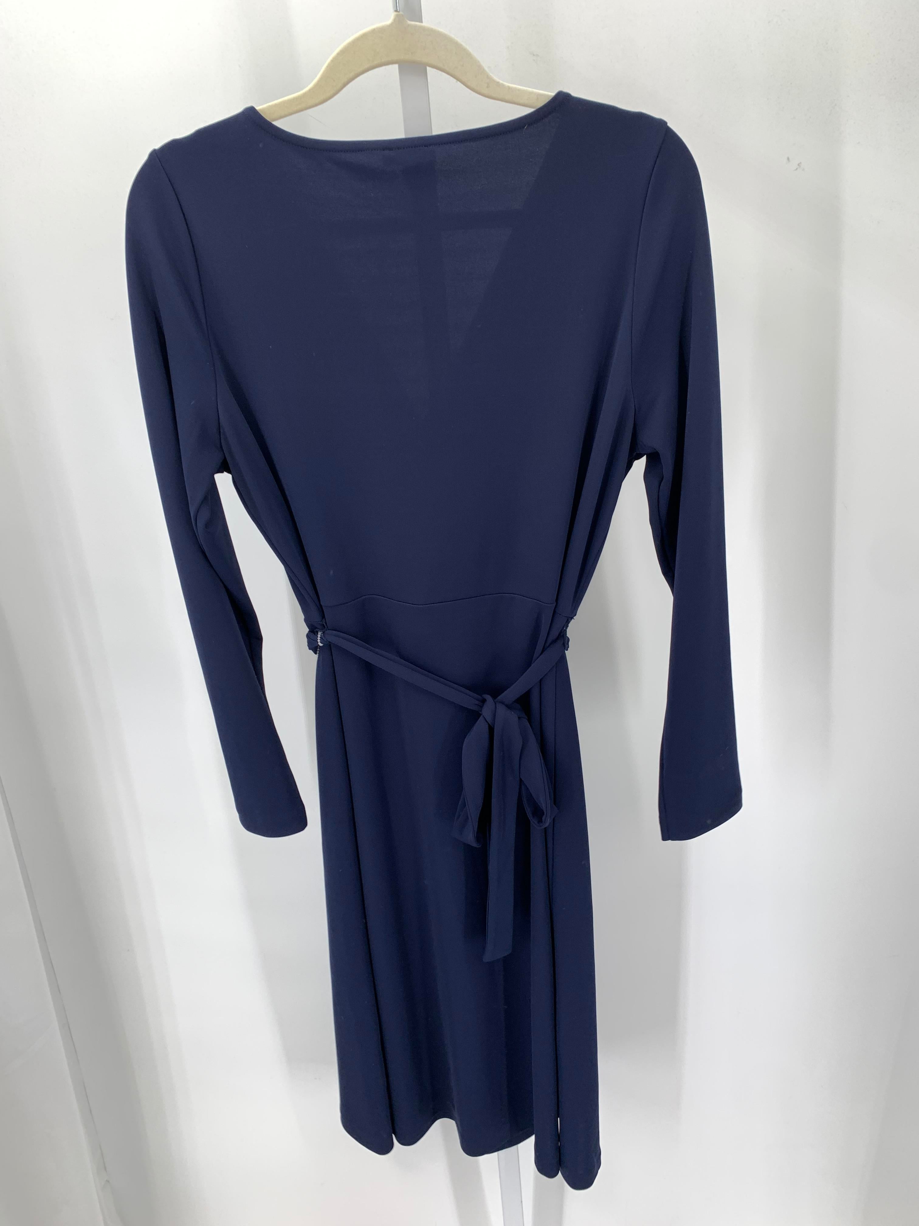 Talbots Size Large Petite Petite Long Sleeve Dress
