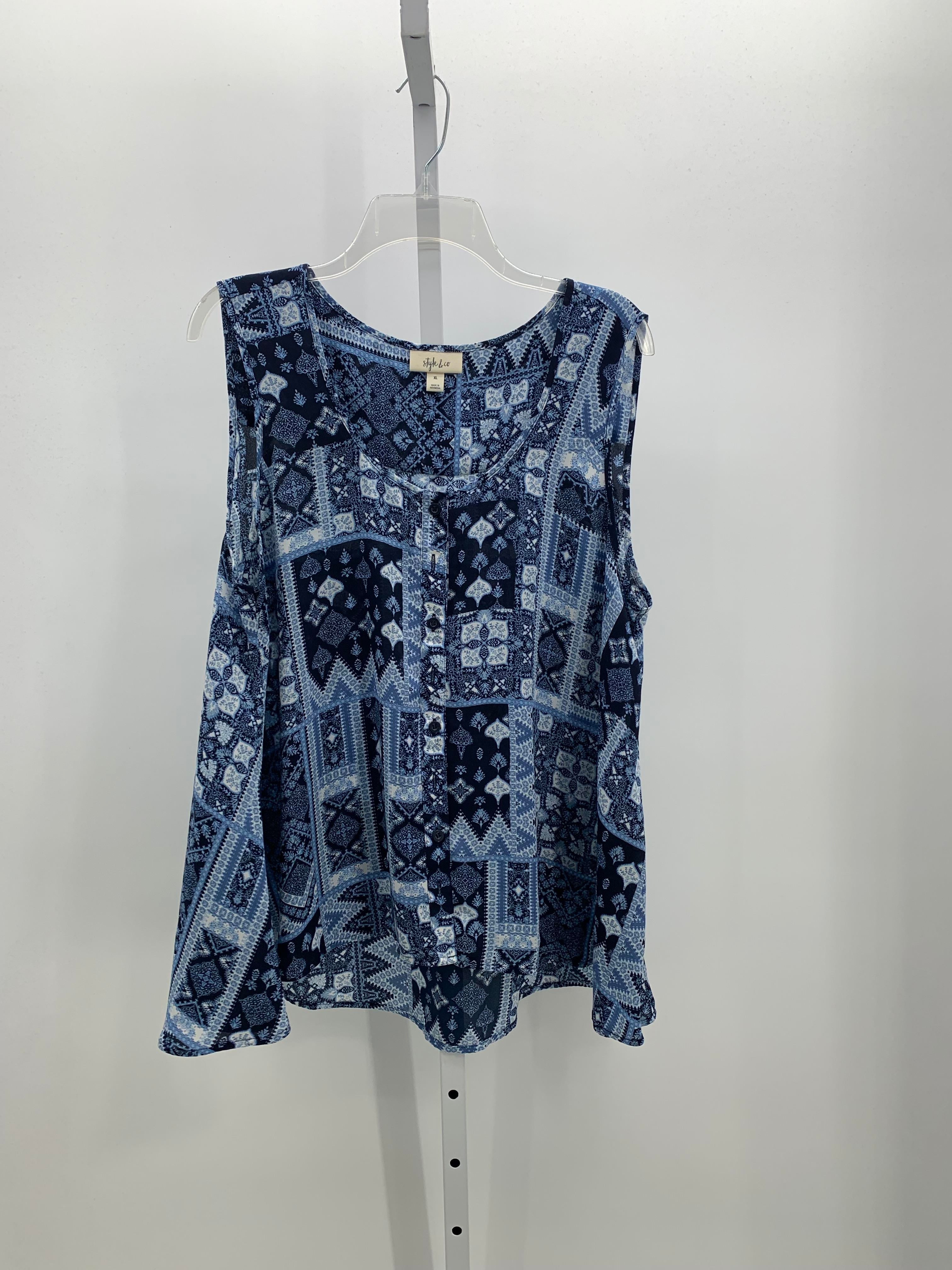 Style & Co. Size Extra Large Misses Sleeveless Shirt