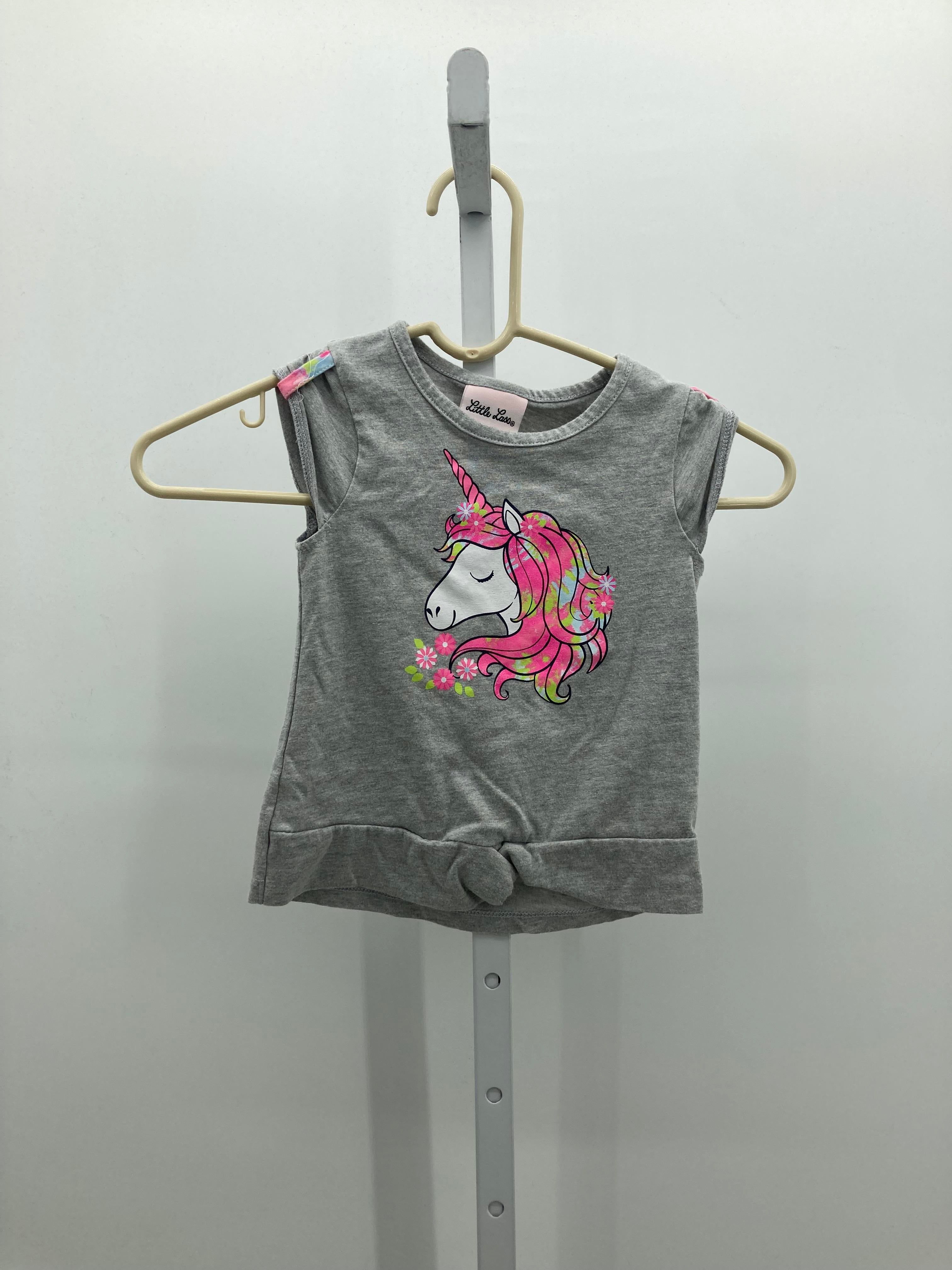 Little Lass Size 5 Girls Short Sleeve Shirt
