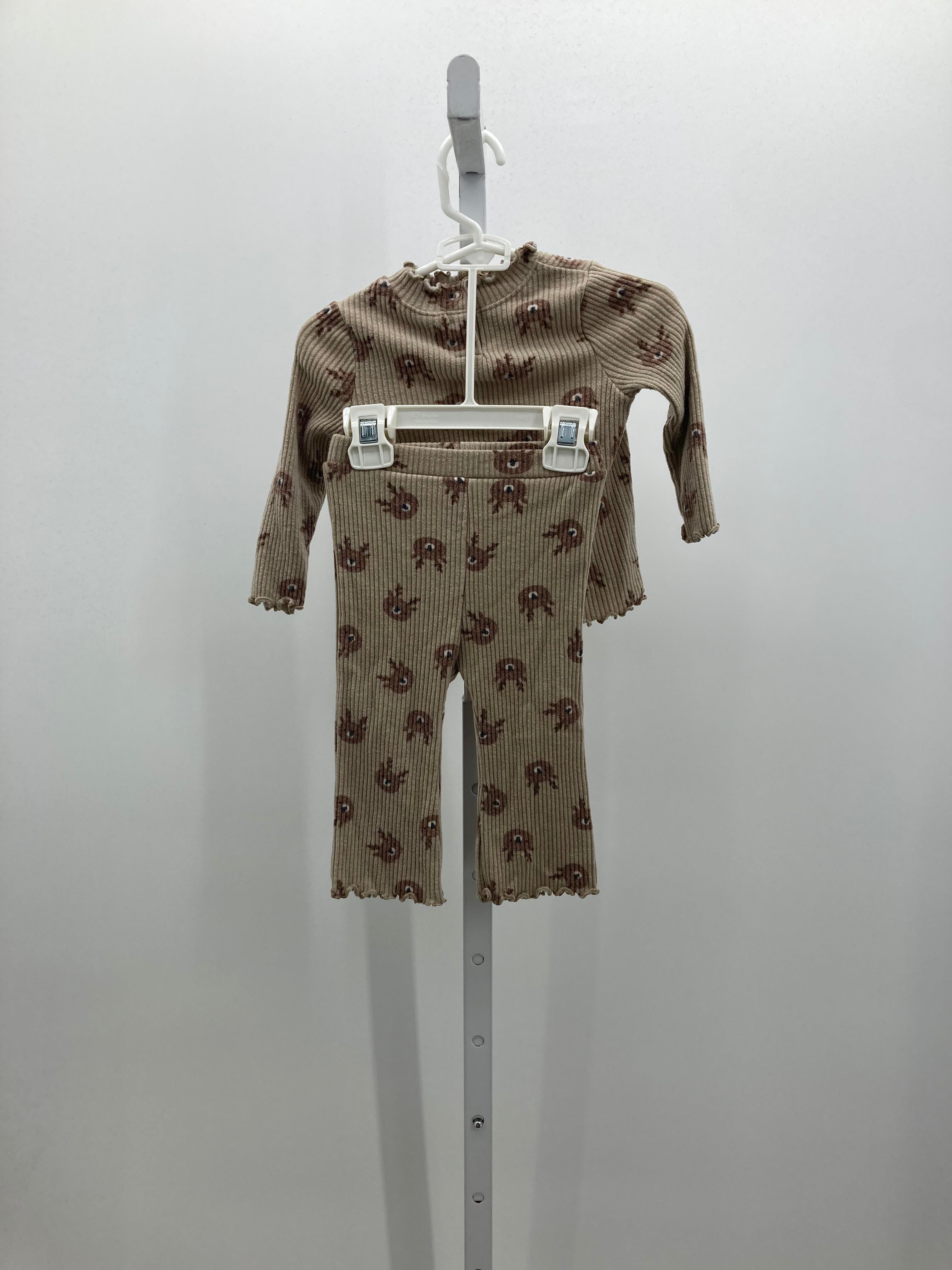 RIBBED REINDEER SHIRT AND PANTS