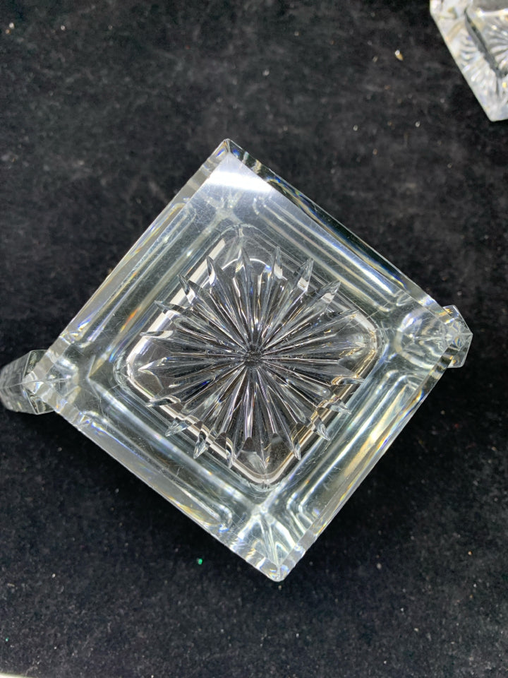 VTG HEAVY ART DECO STYLE SUGAR AND CREAMER.