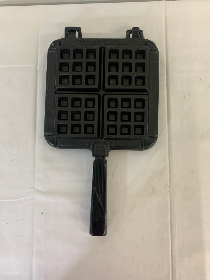 BLACK NORDIC WARE BELGIAN WAFFLE PRESS.