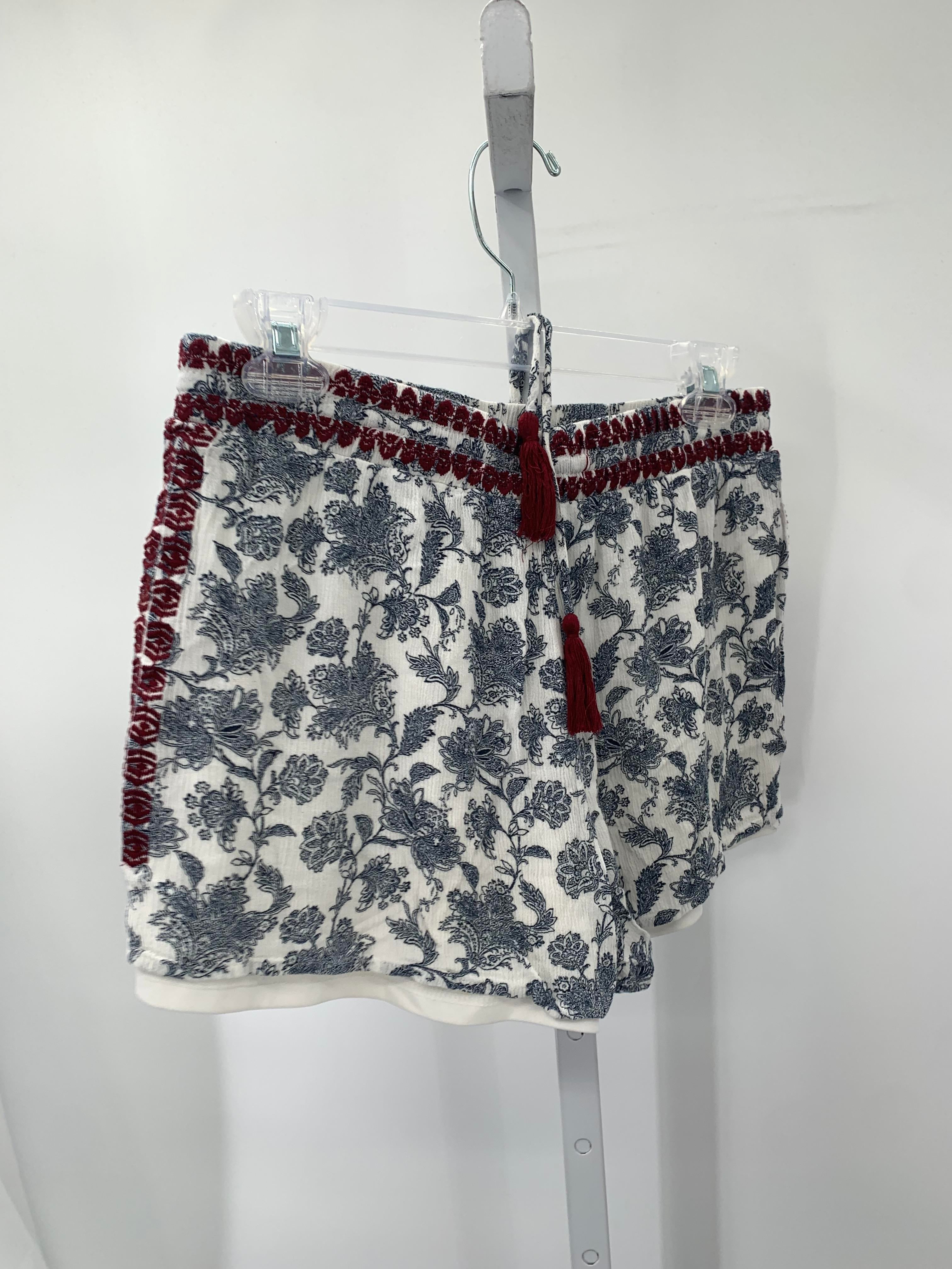 Blue Rain Size Large Juniors Shorts
