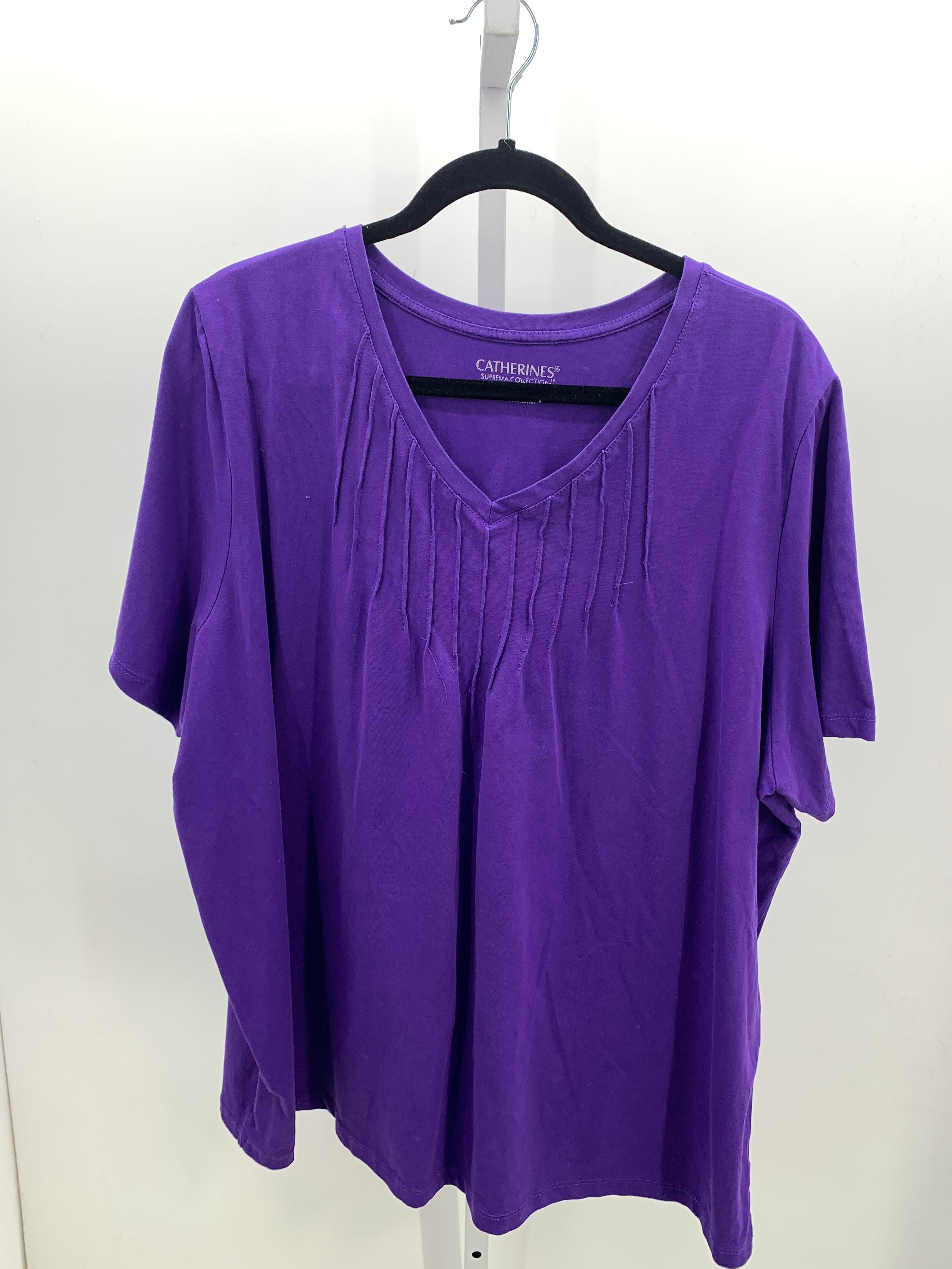 Catherine Size 2X Womens Short Sleeve Shirt