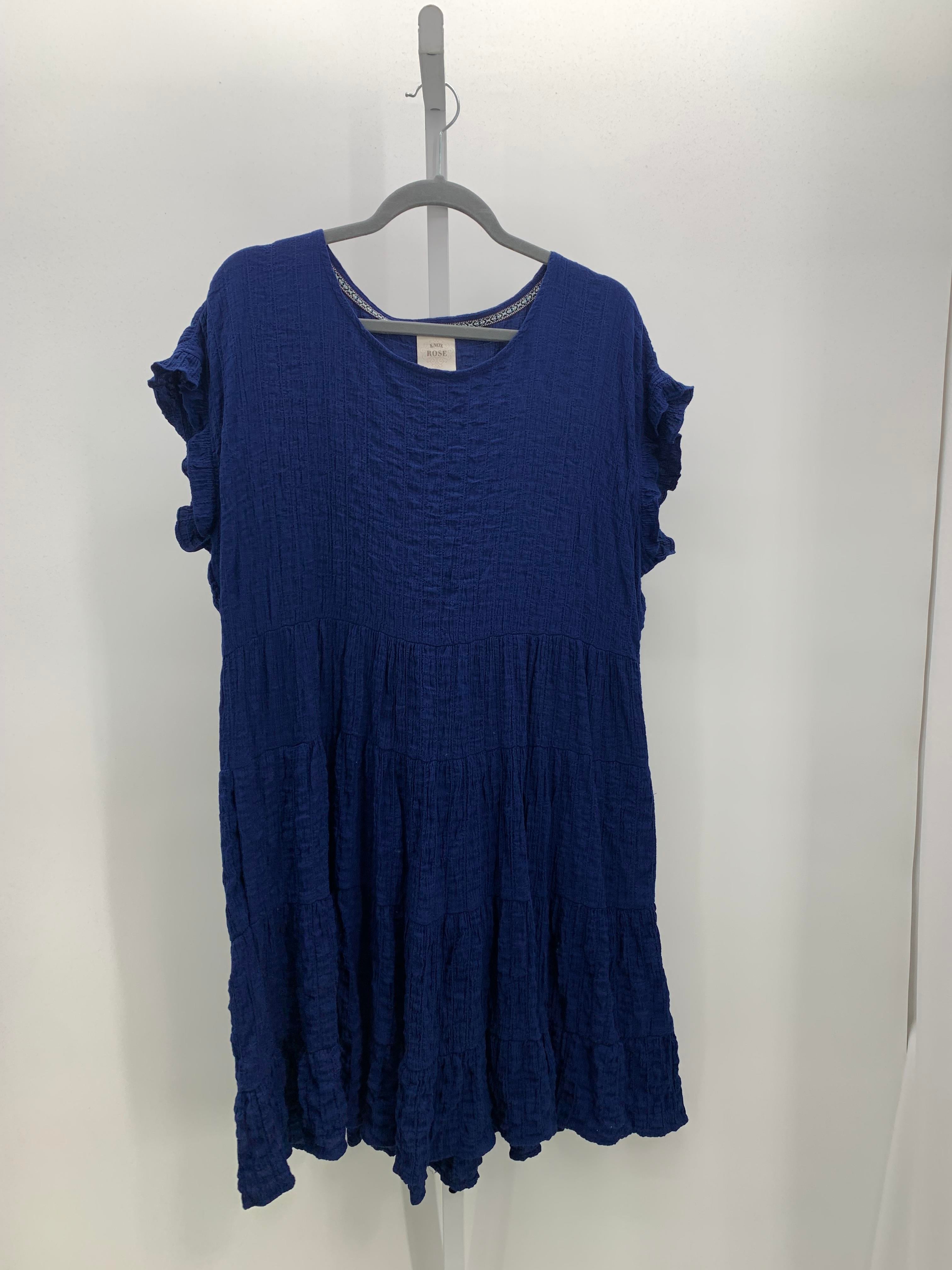 Knox Rose Size Extra Large Misses Short Sleeve Dress