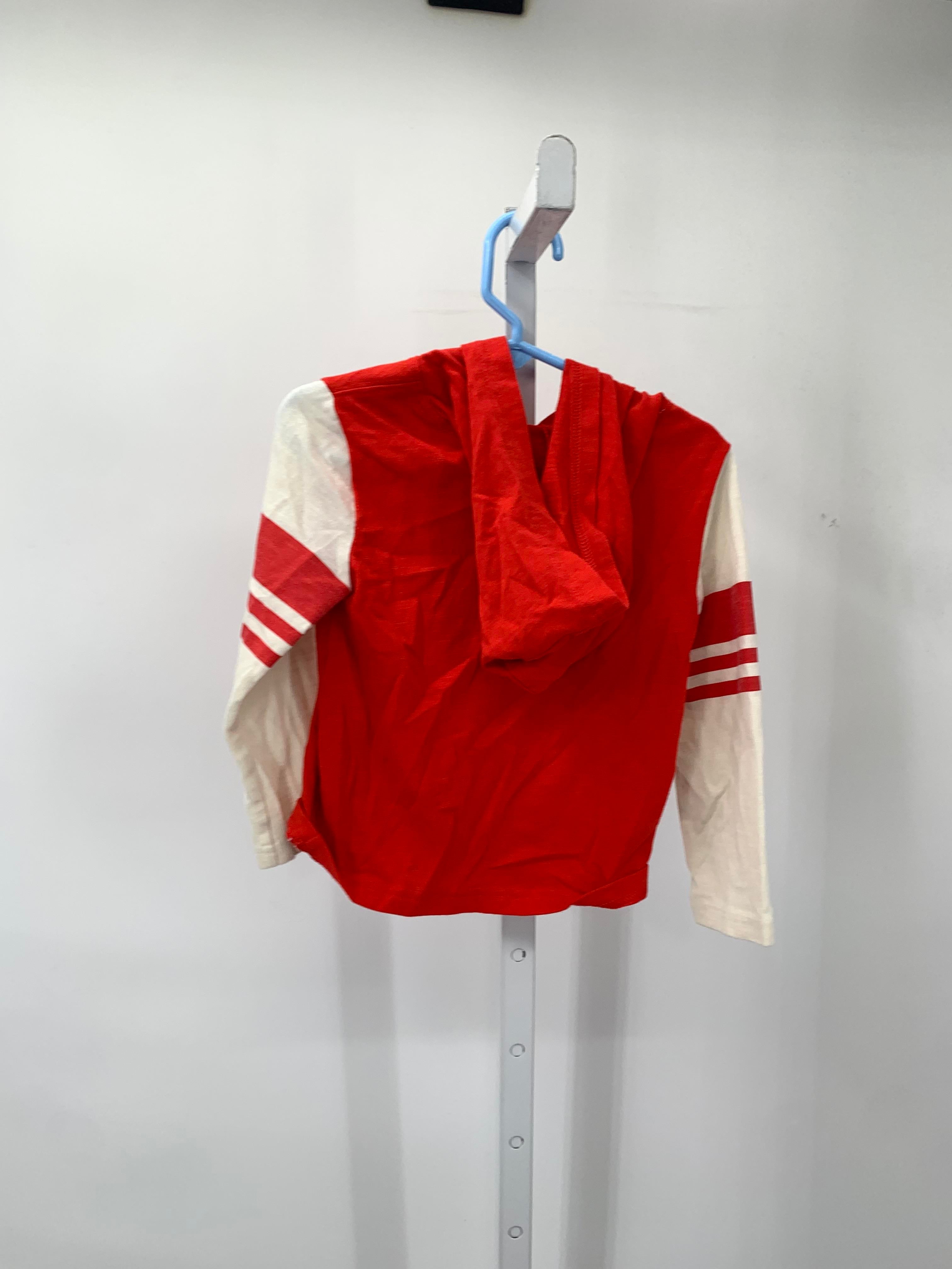 WHITE STRIPES HOODED KNIT