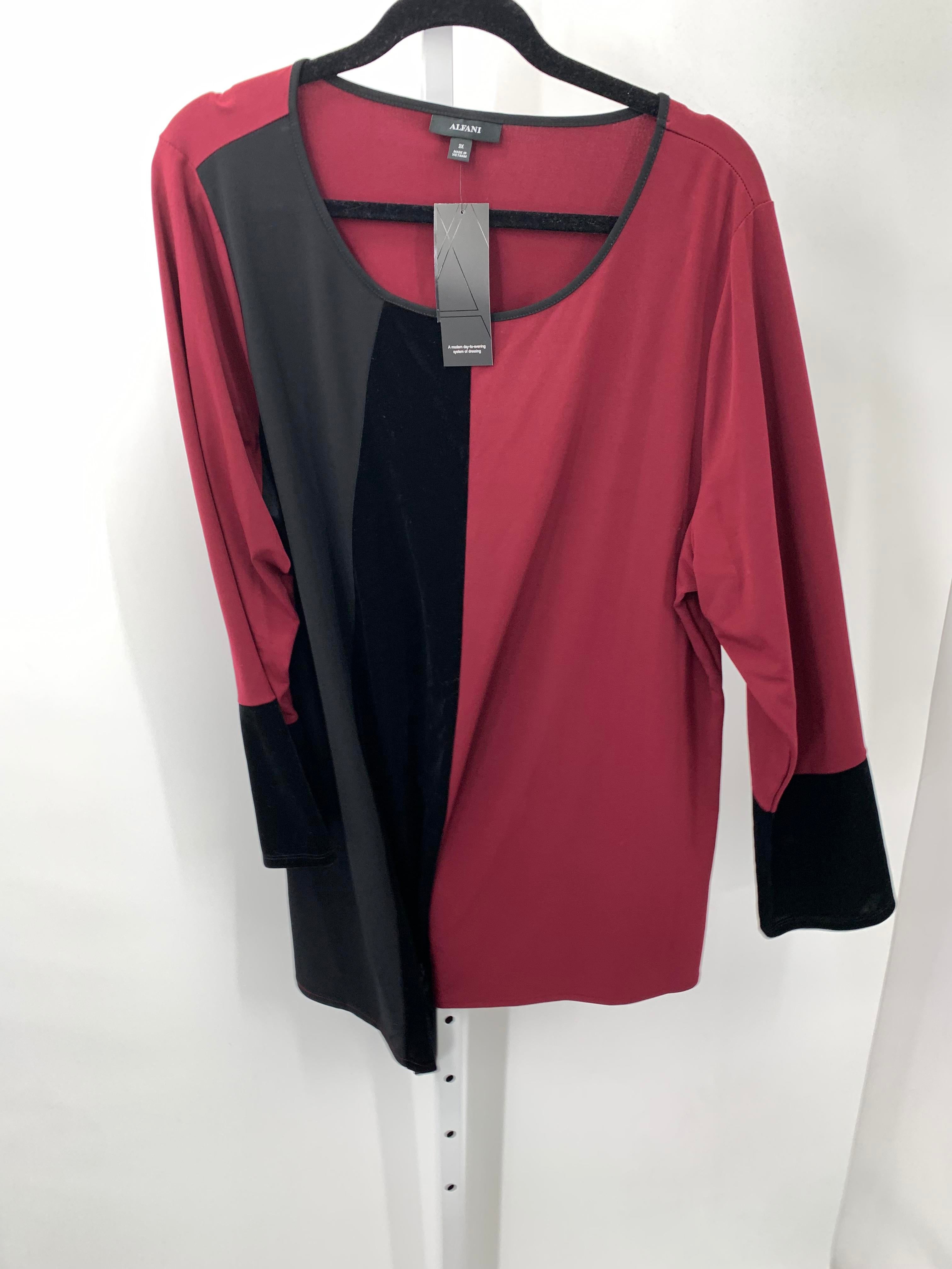 Alfani Size 3X Womens Long Sleeve Shirt