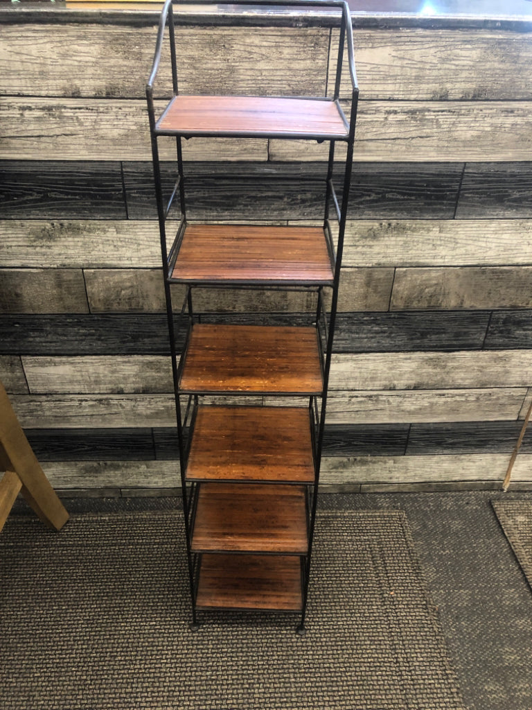 6-TIER BAMBOO SHELF.