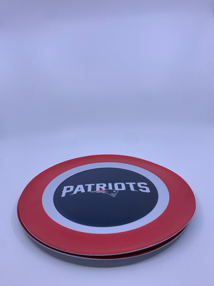 2 MELAMINE PATRIOTS SERVERs.