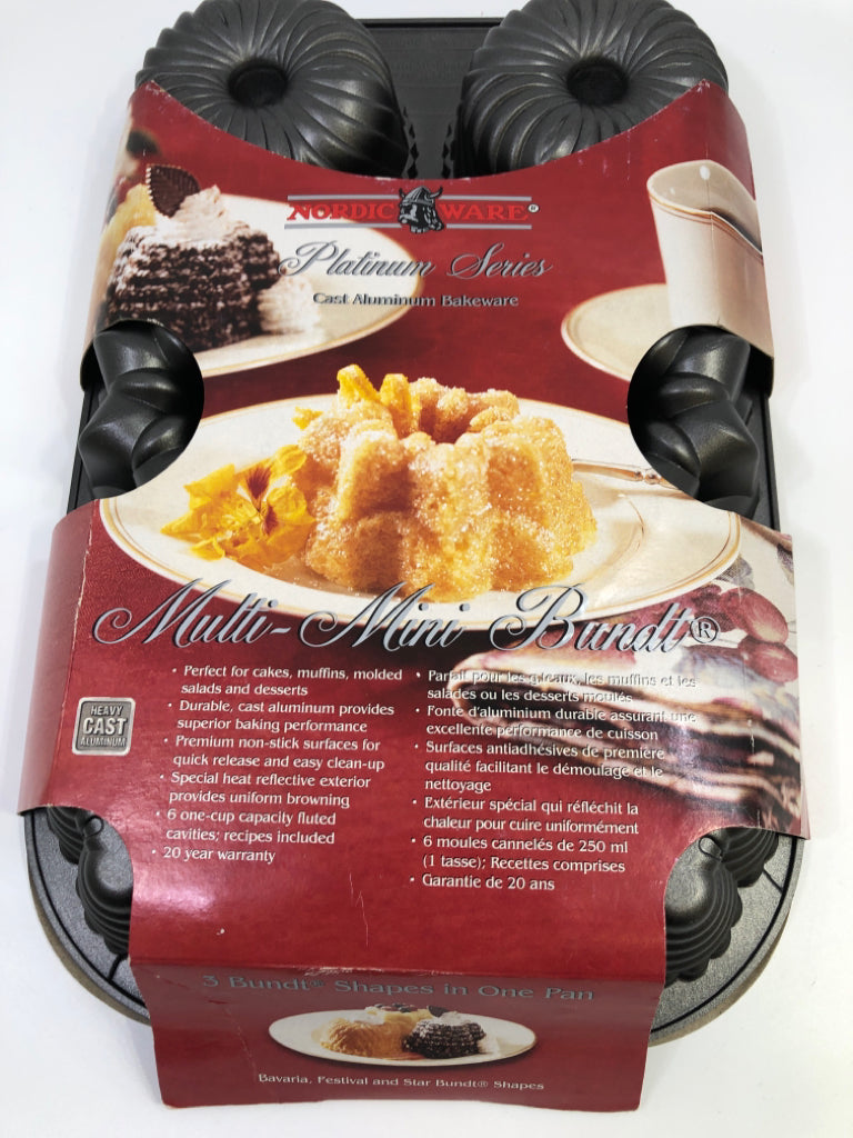 NEW MULTI MINI BUNDT PAN.