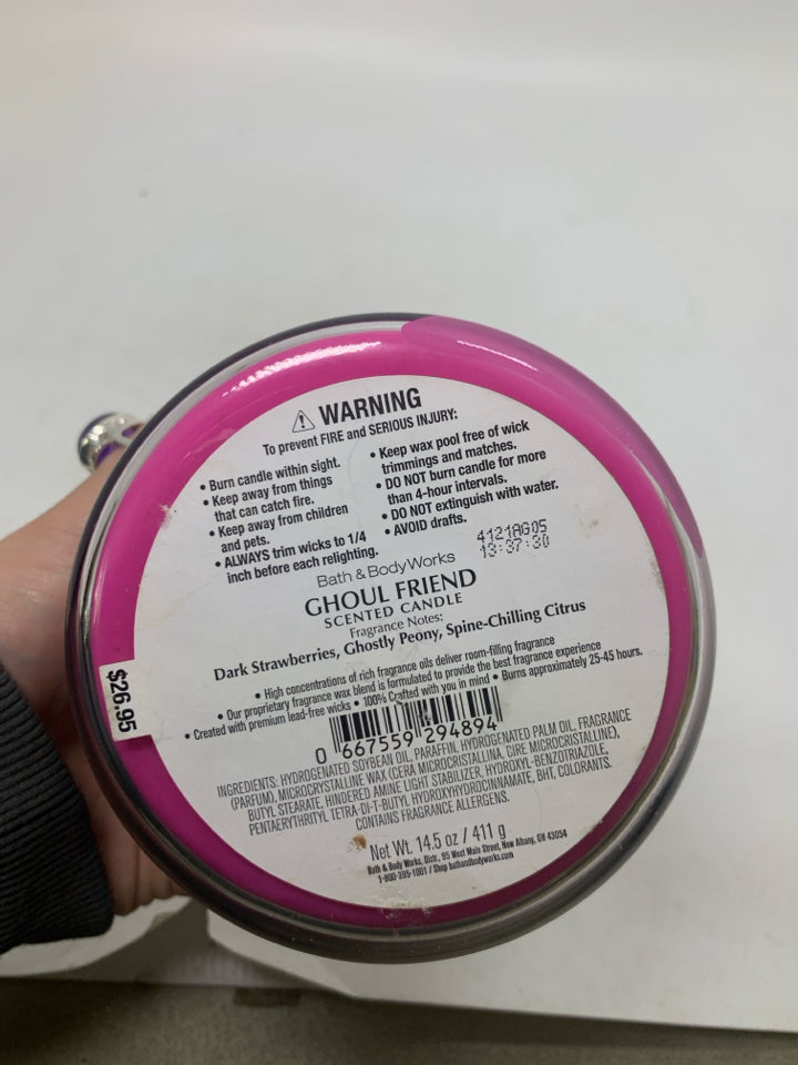 GHOUL FRIEND CANDLE.