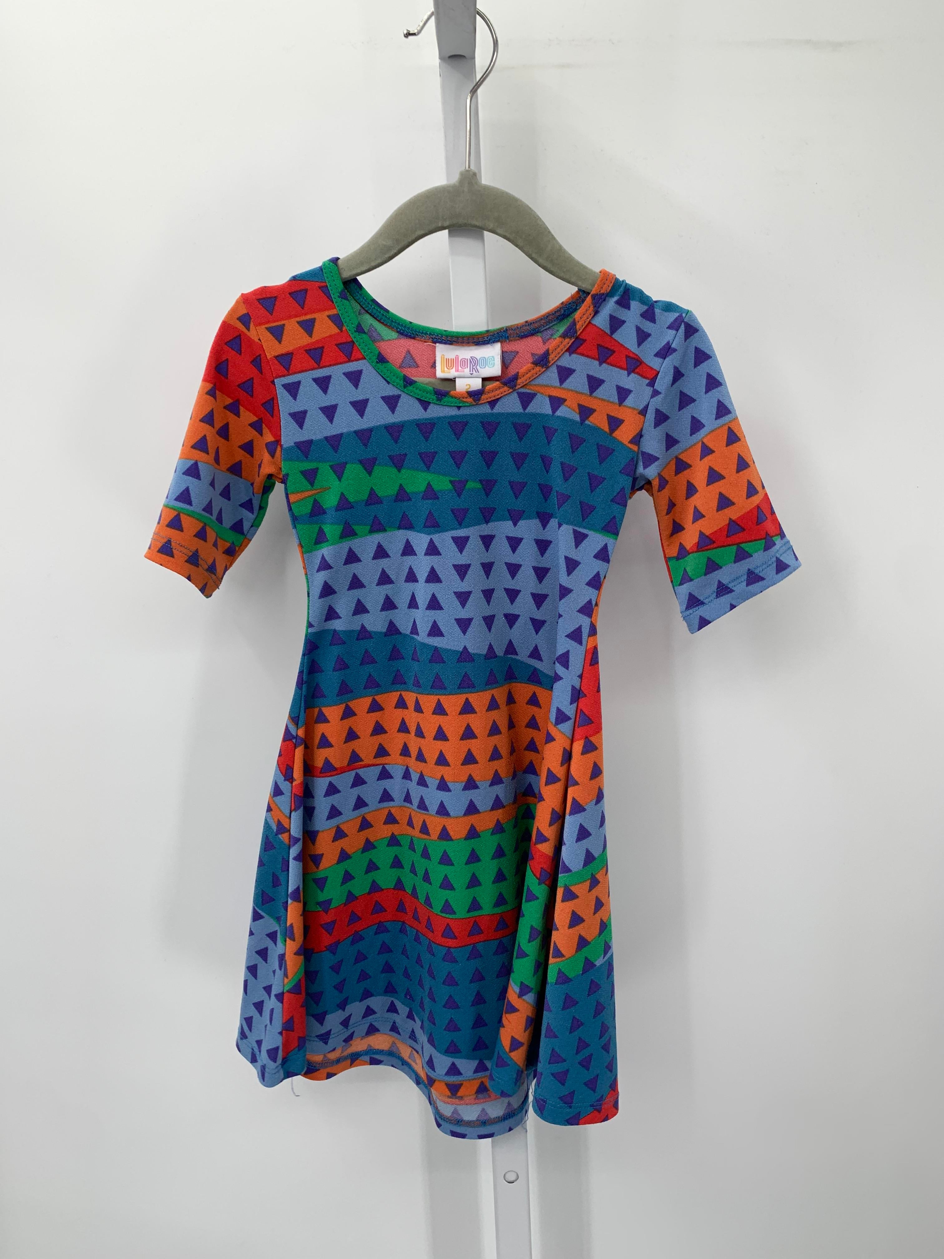 Lularoe Size 2 Girls Short Sleeve Dress