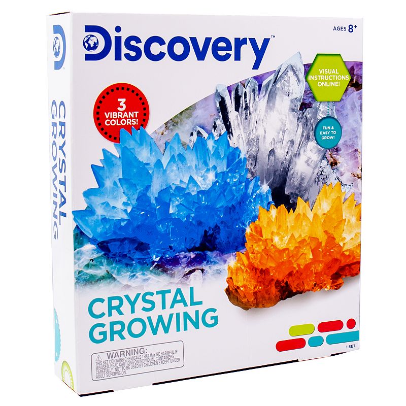 Discovery Crystal Growing  Grow Your Own Crystals Science Kit  Boys and Girls  T