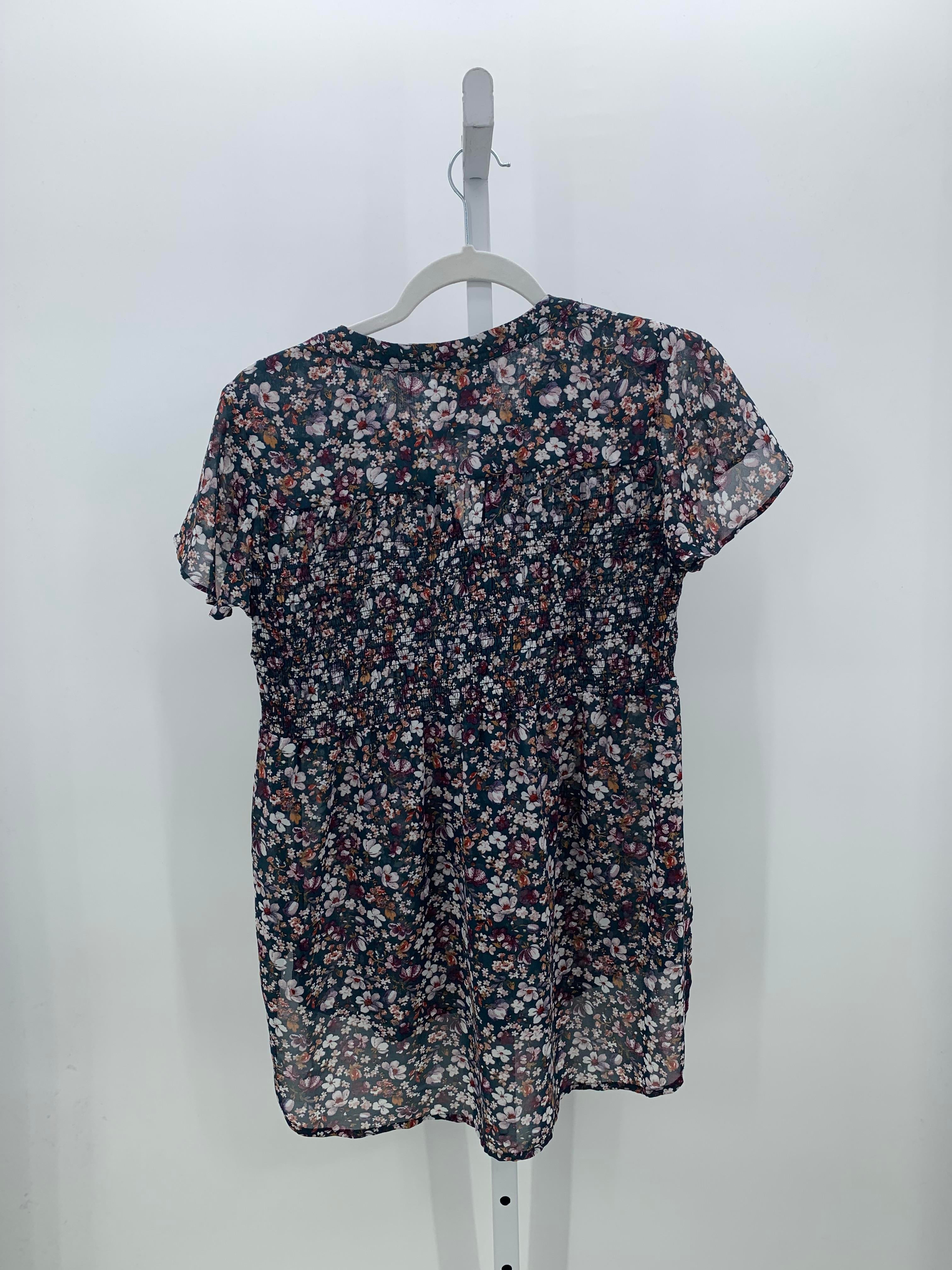 Knox Rose Size Medium Misses Short Sleeve Shirt