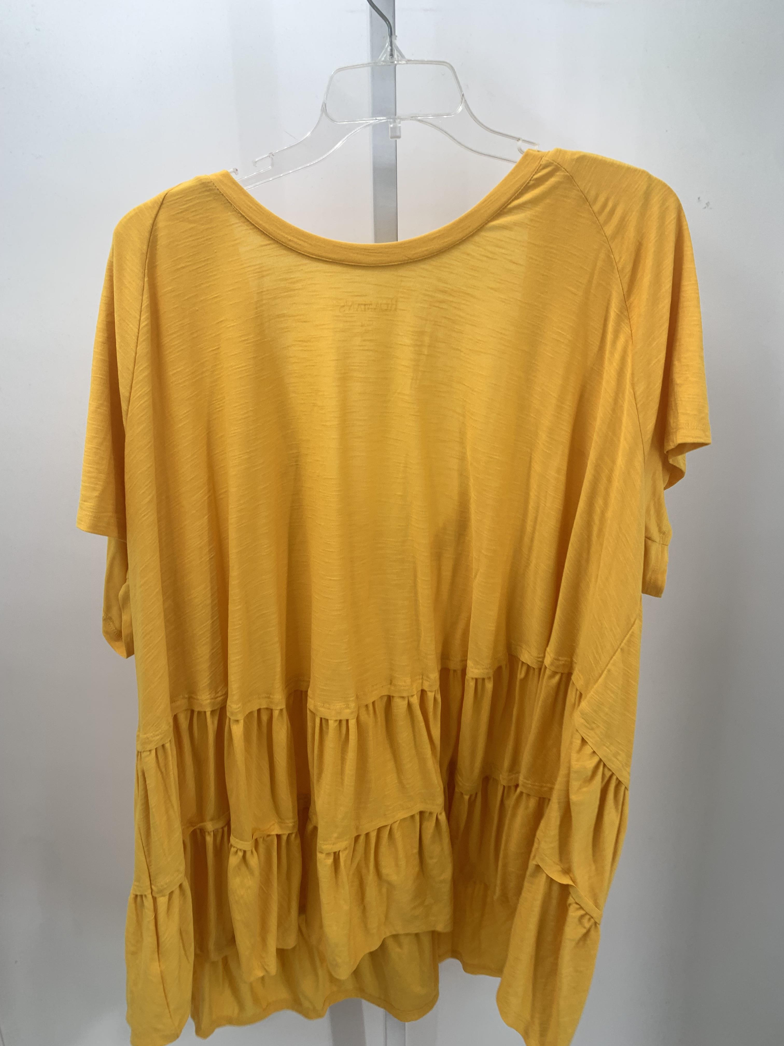 Roaman's Size 4X Womens Short Sleeve Shirt