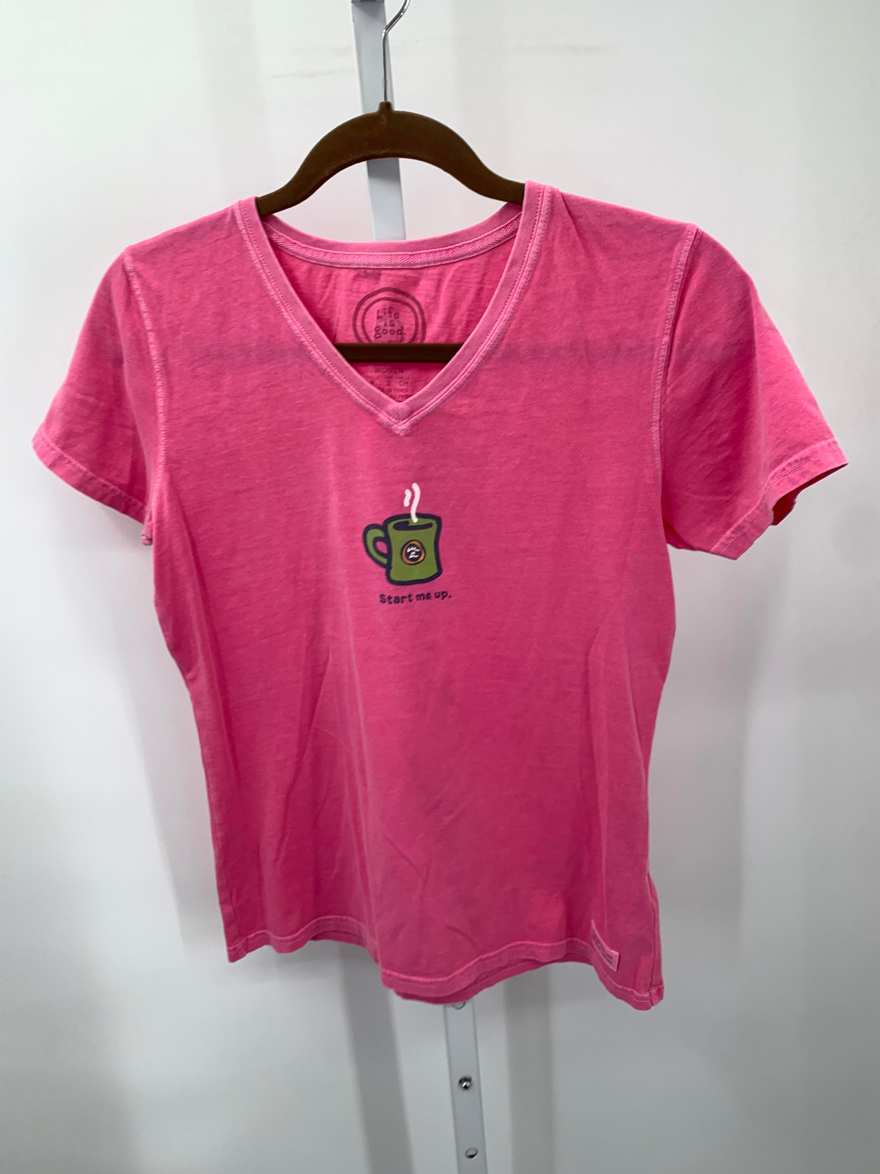 Life is Good Size Small Misses Short Sleeve Shirt
