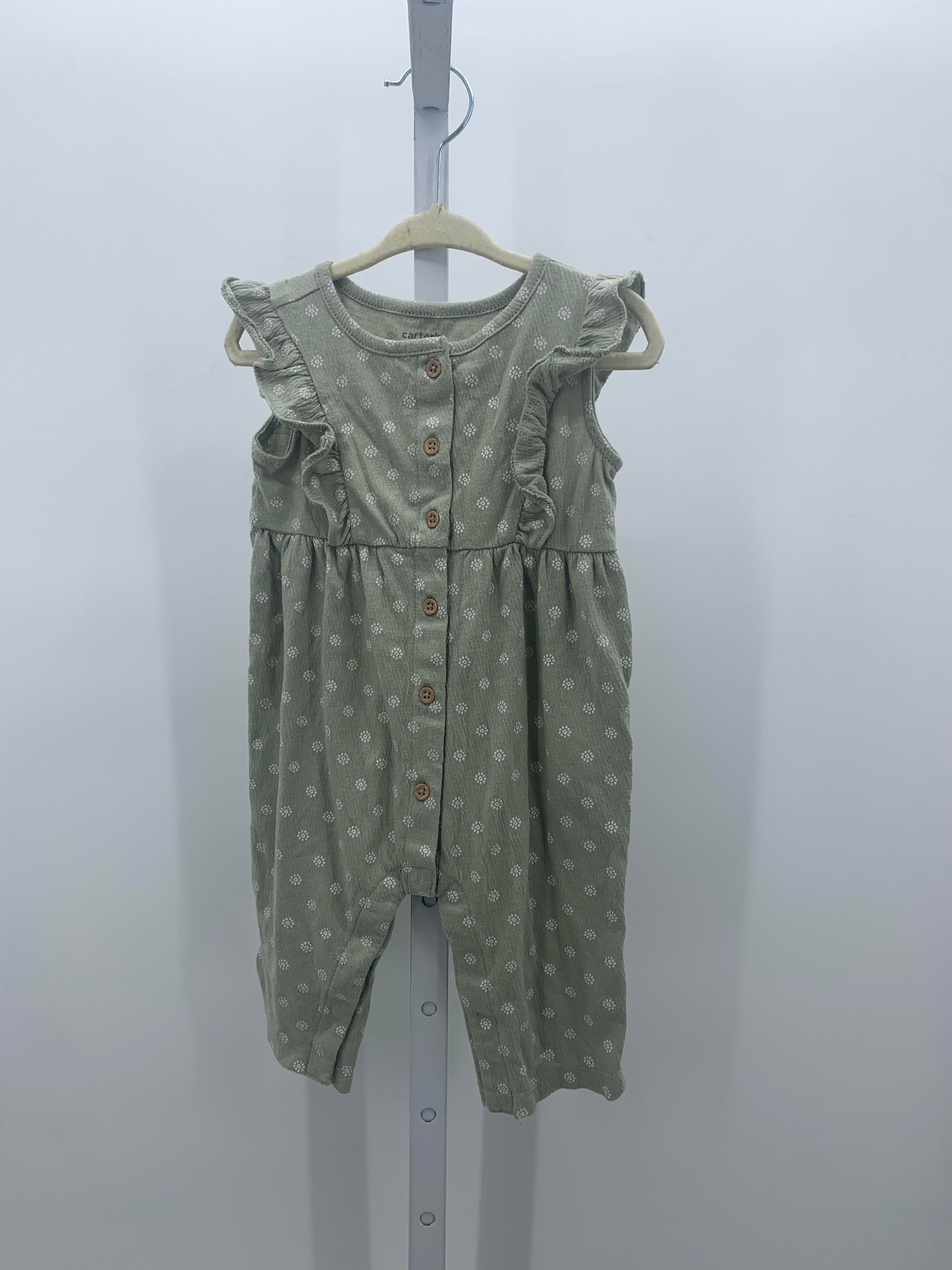 Carters Size 6 Months Girls Sleeveless Romper