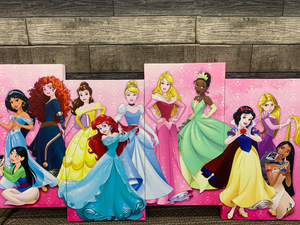 DISNEY PRINCESSES WALL ART.