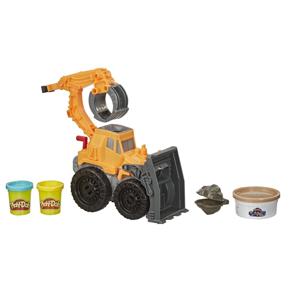 Play-Doh Wheels Front Loader Toy Truck for Kids Ages 3 and up with Non-Toxic San