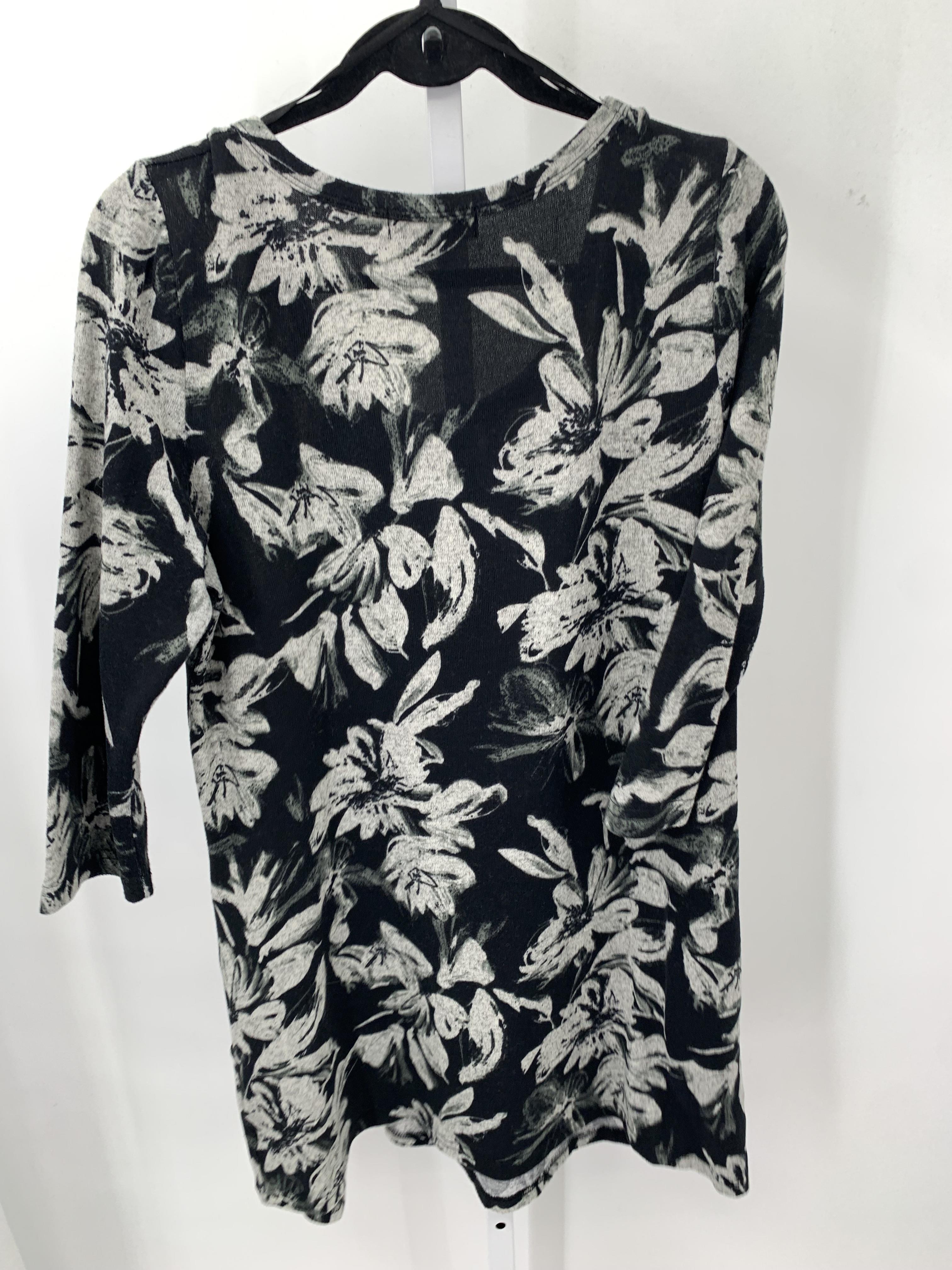 Papillon Size Large Misses 3/4 Sleeve Dress