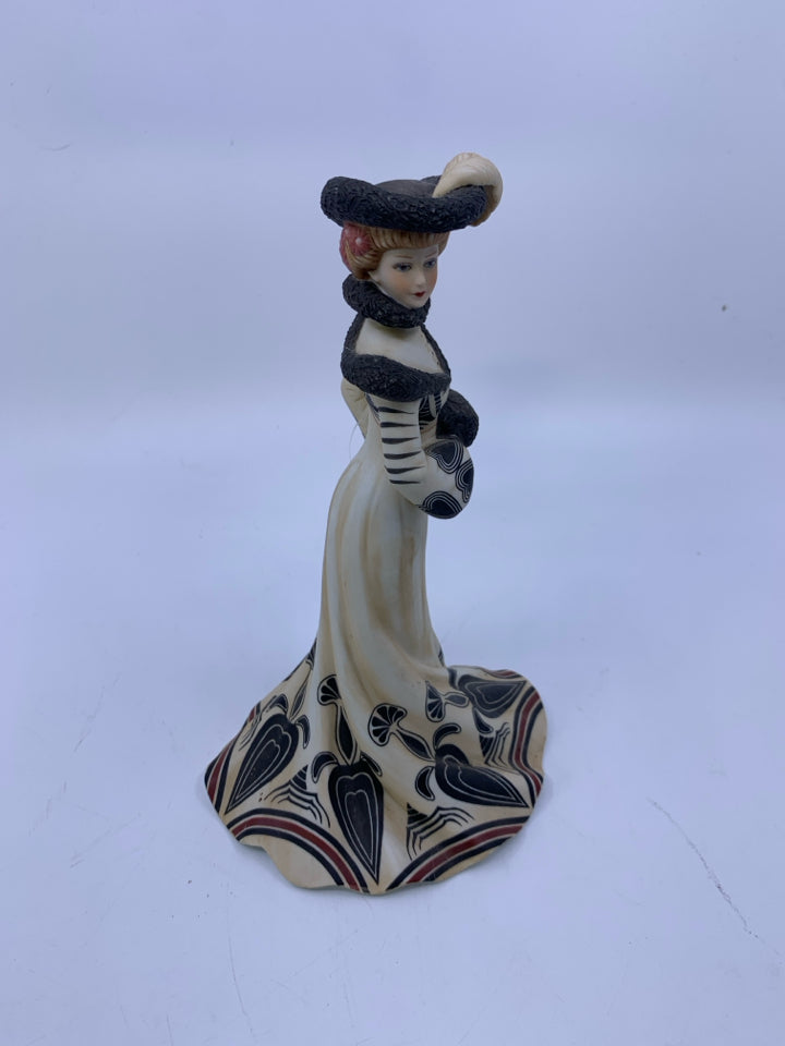 LENOX AMERICAN FASHION TEA AT THE RITZ FIGURINE.