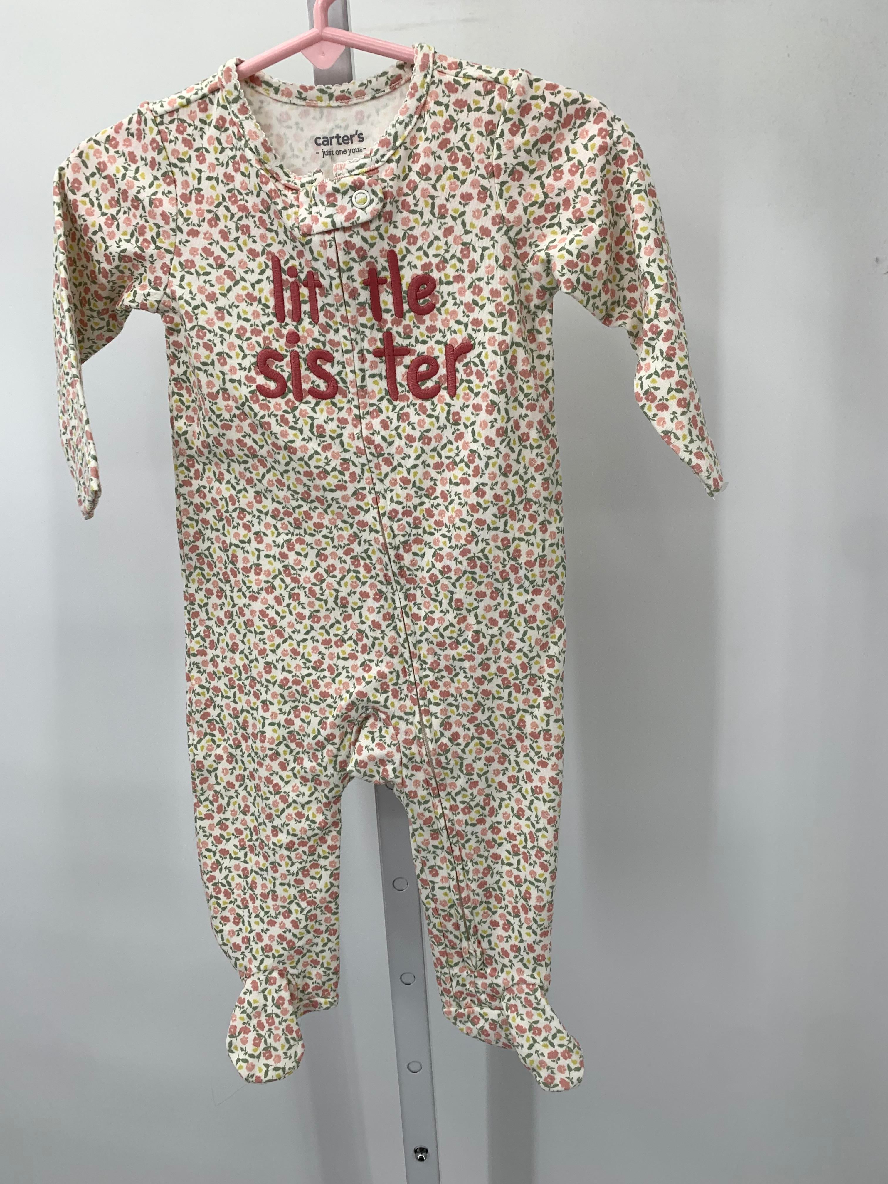 Carters Size 6 Months Girls Long Slv. Romper