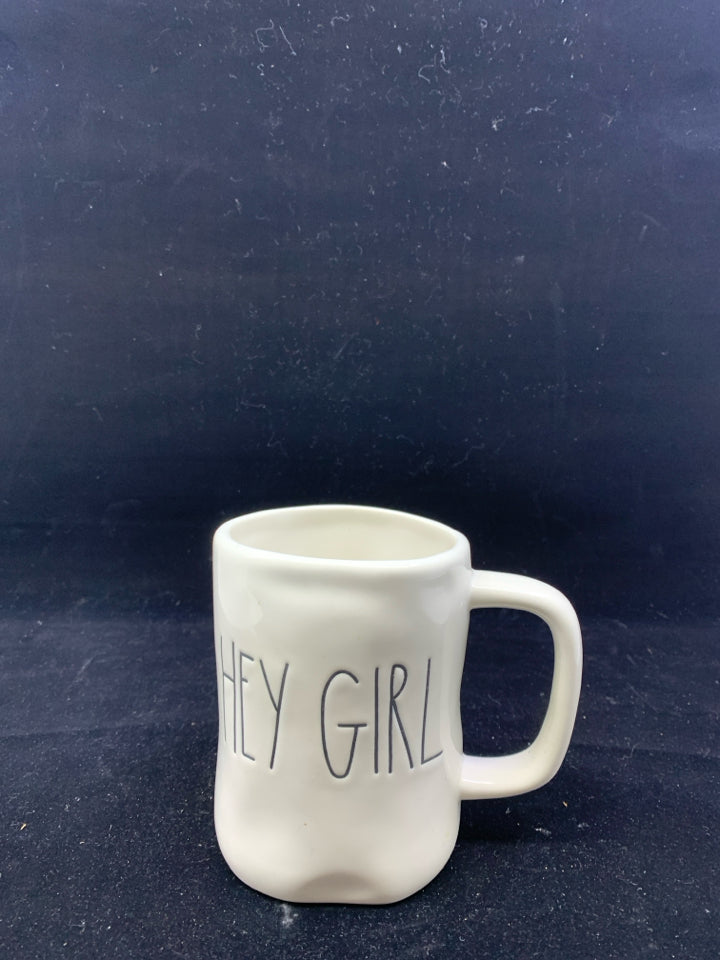 RAE DUNN "HEY GIRL" MUG.