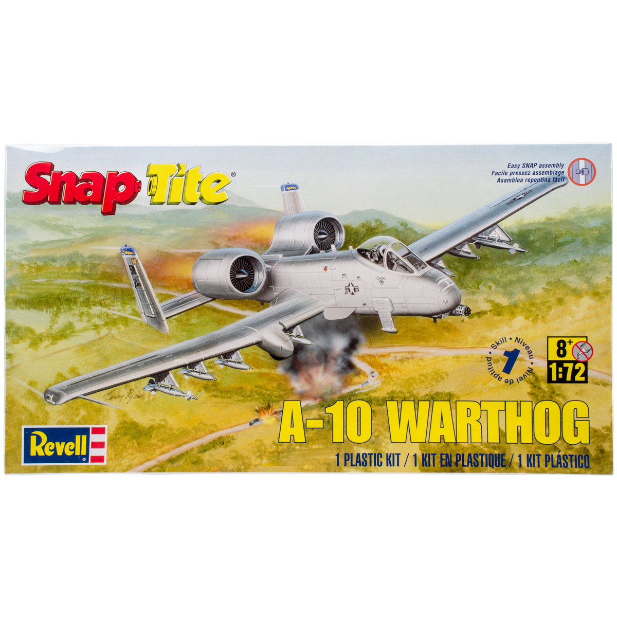 SnapTite Plastic Model Kit-a-10 Warthog Desktop 1:72 -