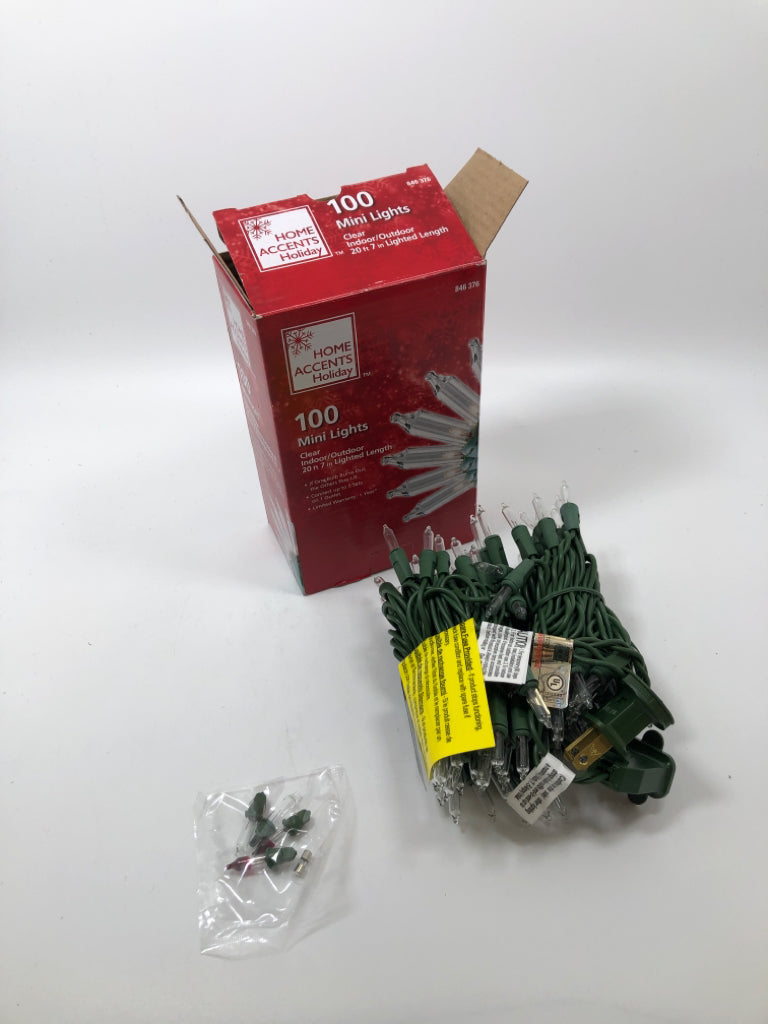 100 MINI CHRISTMAS LIGHTS IN BOX