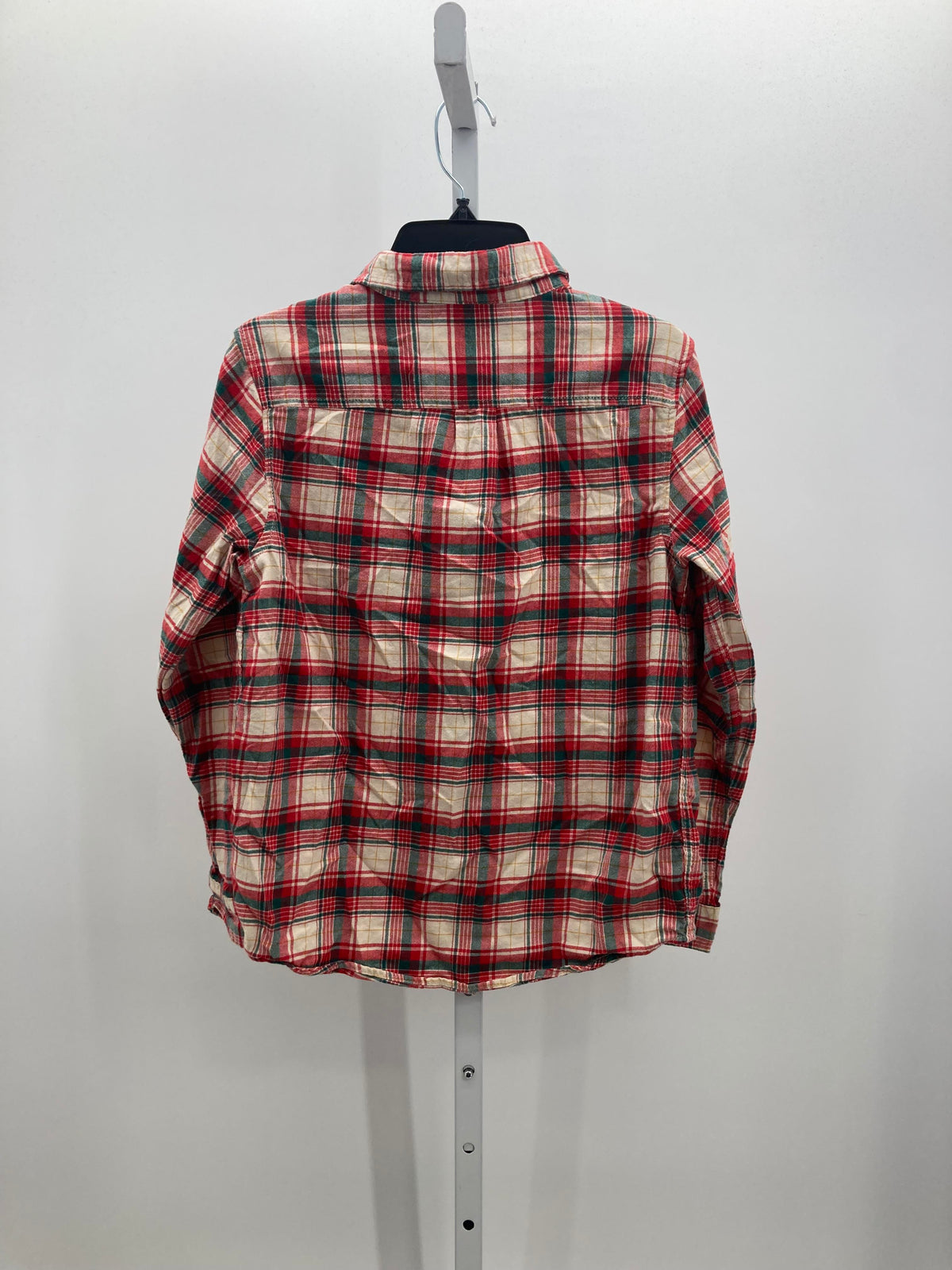 PLAID BTN DOWN
