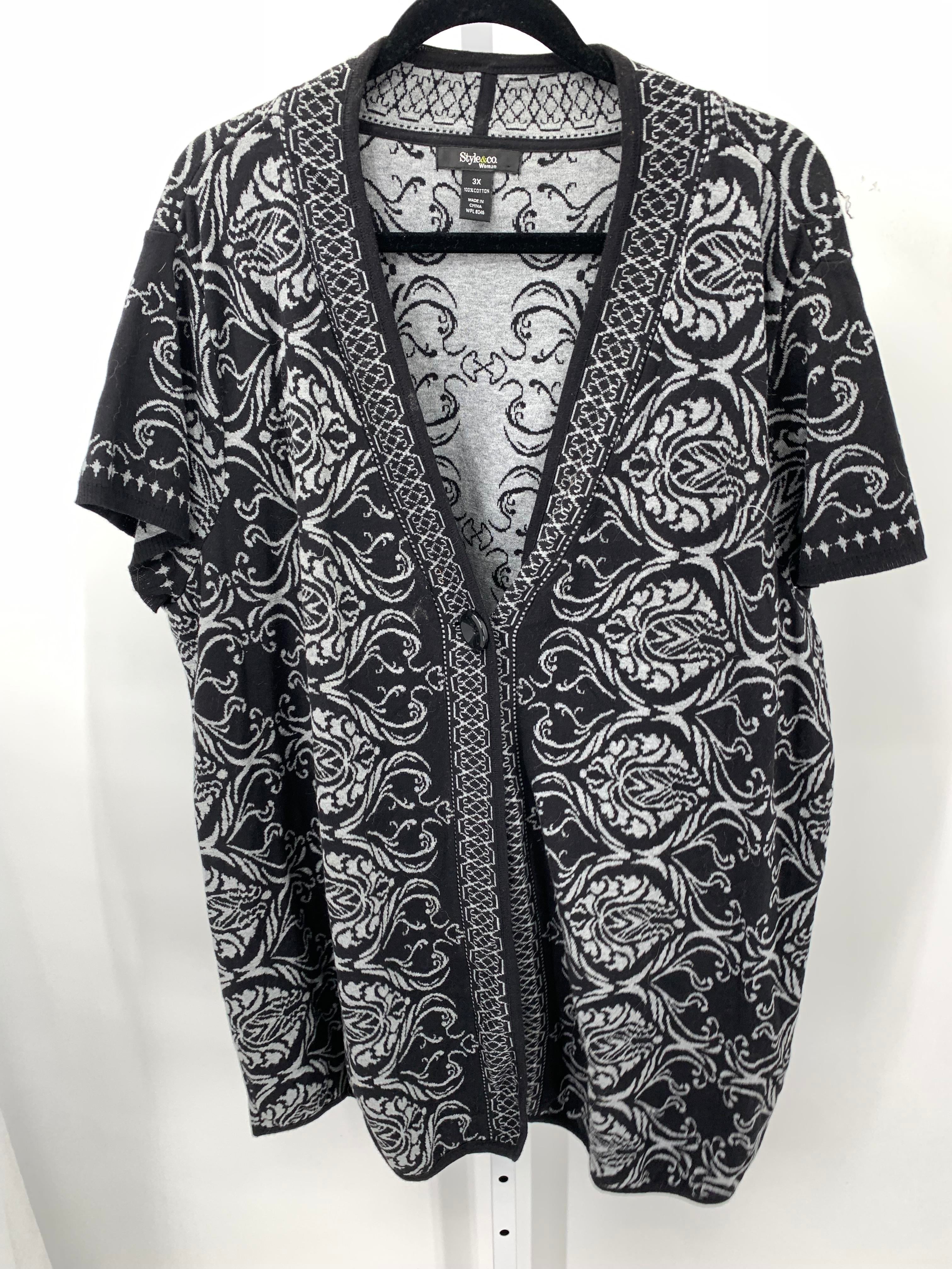 Style & Co. Size 3X Womens Short Slv Sweater