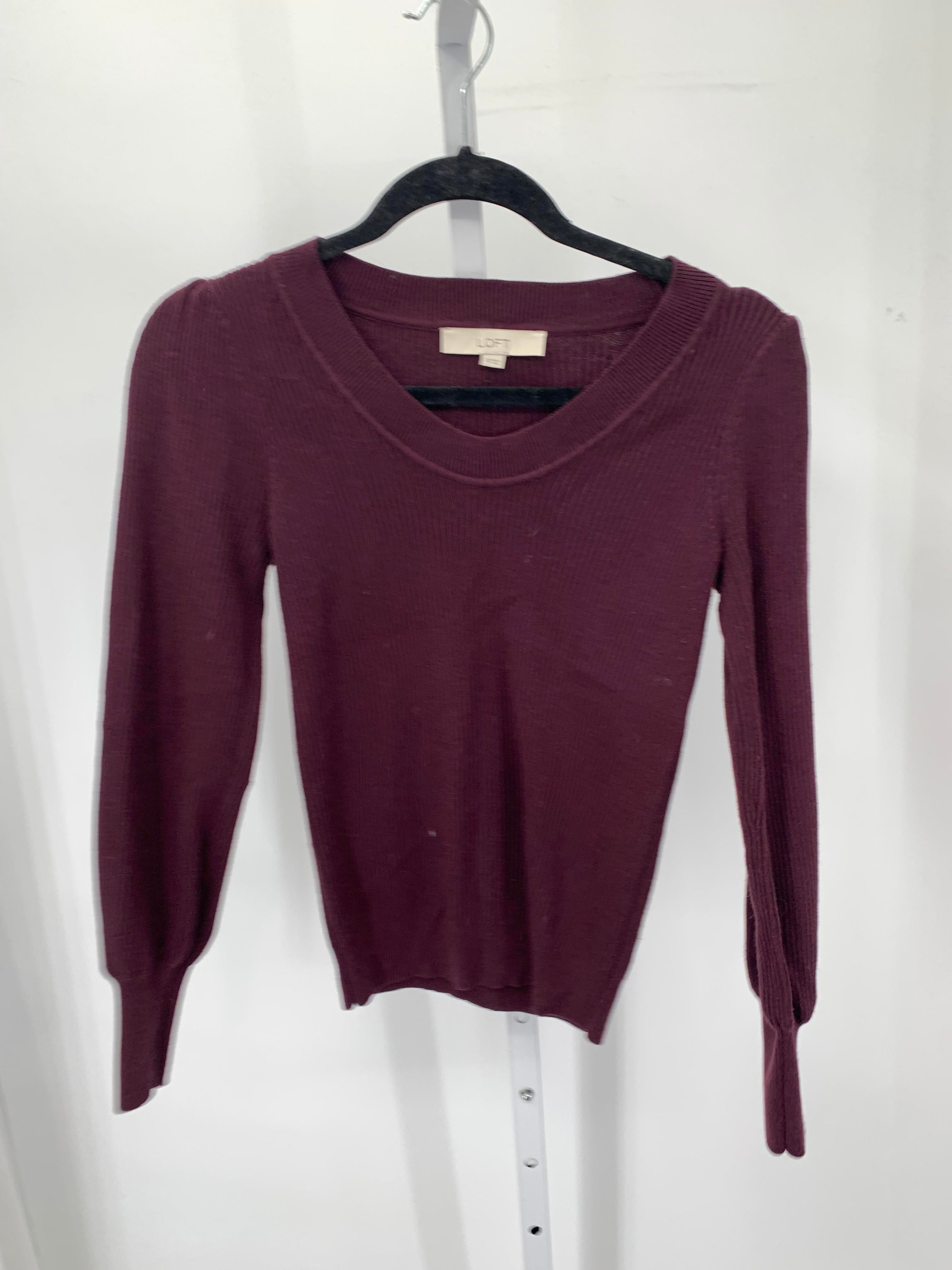 Loft Size X Small Misses Long Slv Sweater