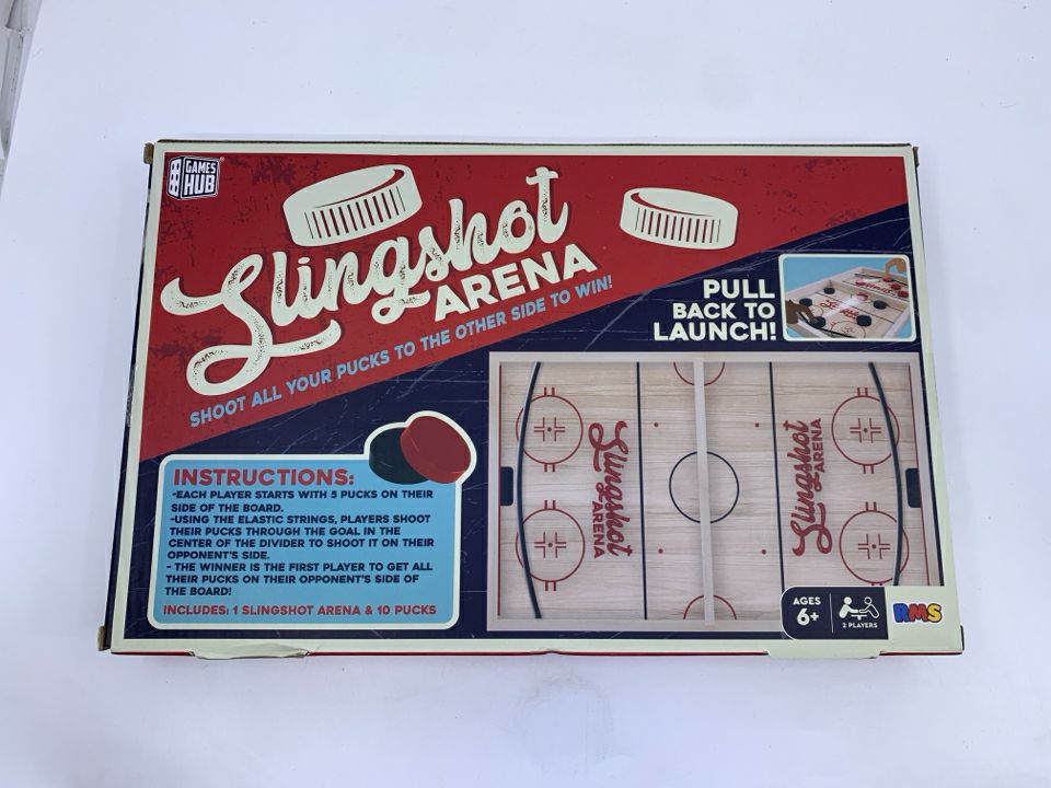 NIB SLINGSHOT ARENA GAME.