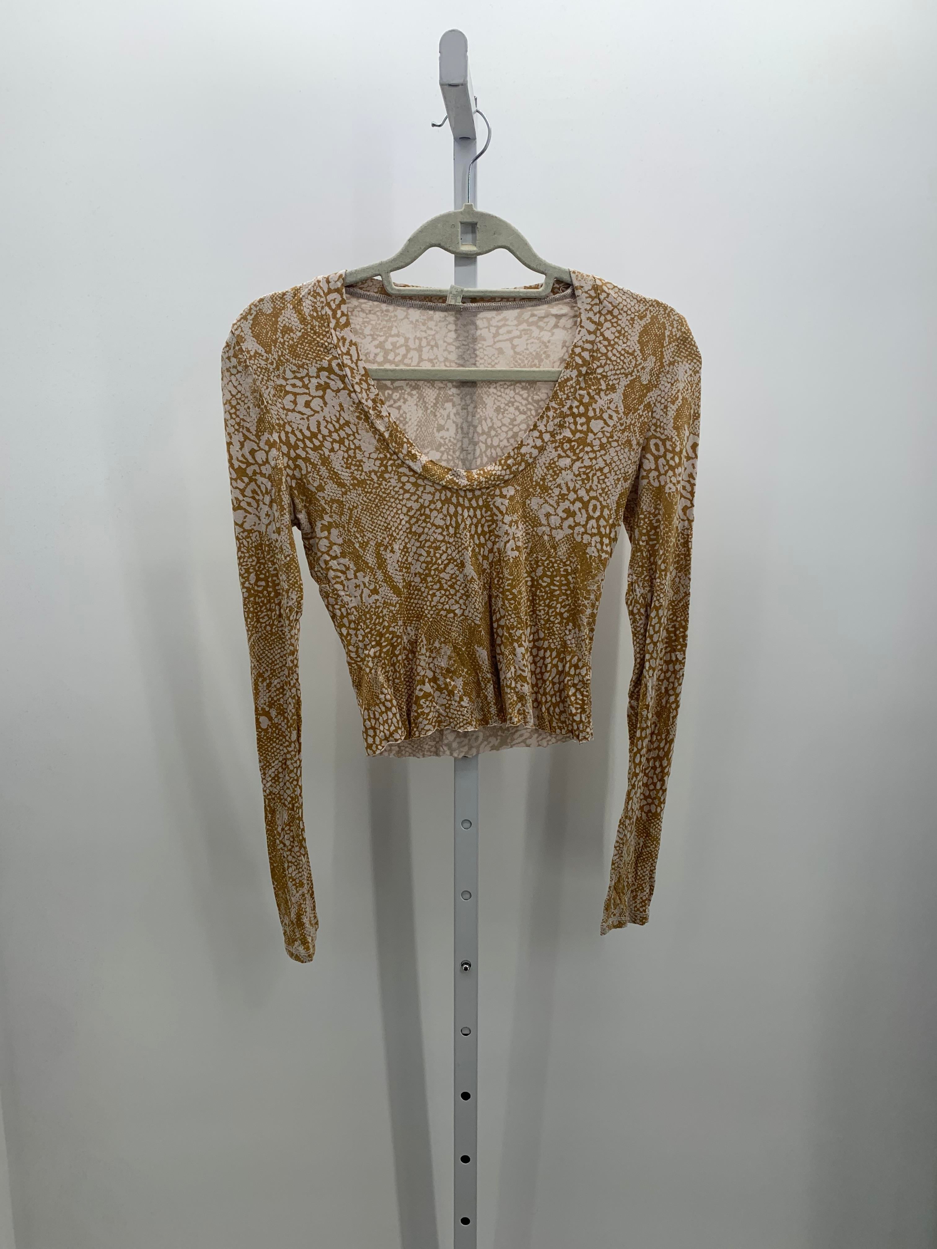 Free People Size Small Misses Long Sleeve Shirt