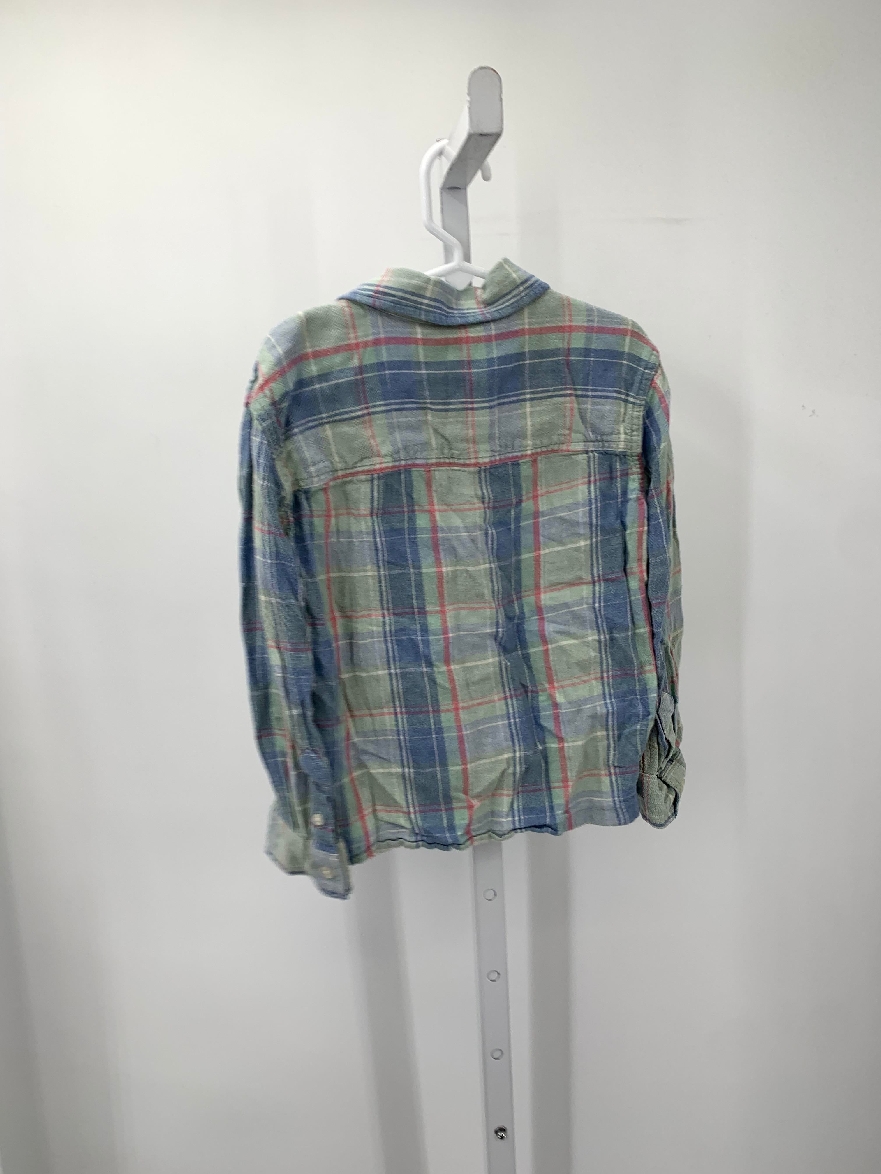 GREEN PLAID BTN DOWN