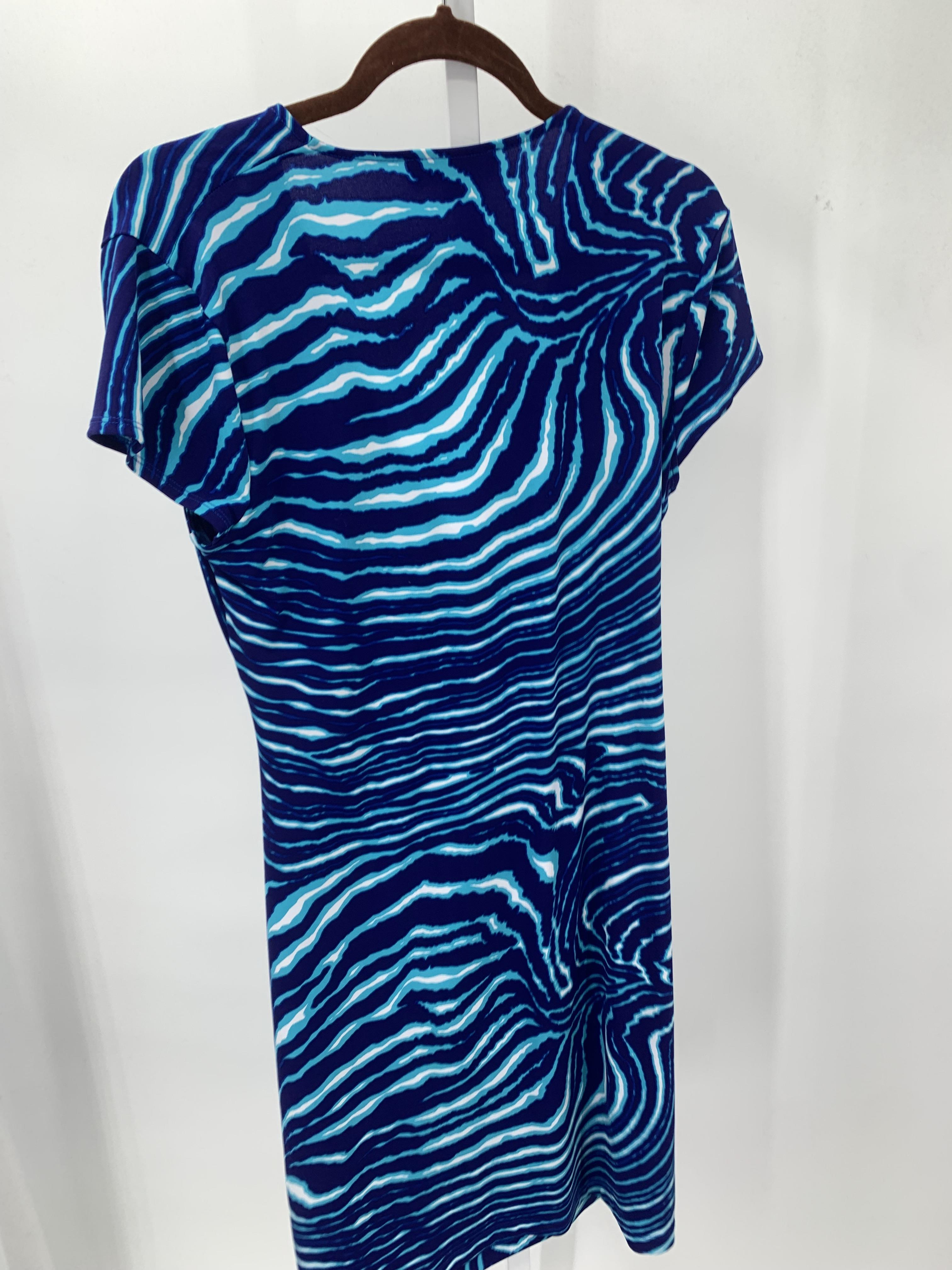 Jones New York Size Large Misses Short Sleeve Dress